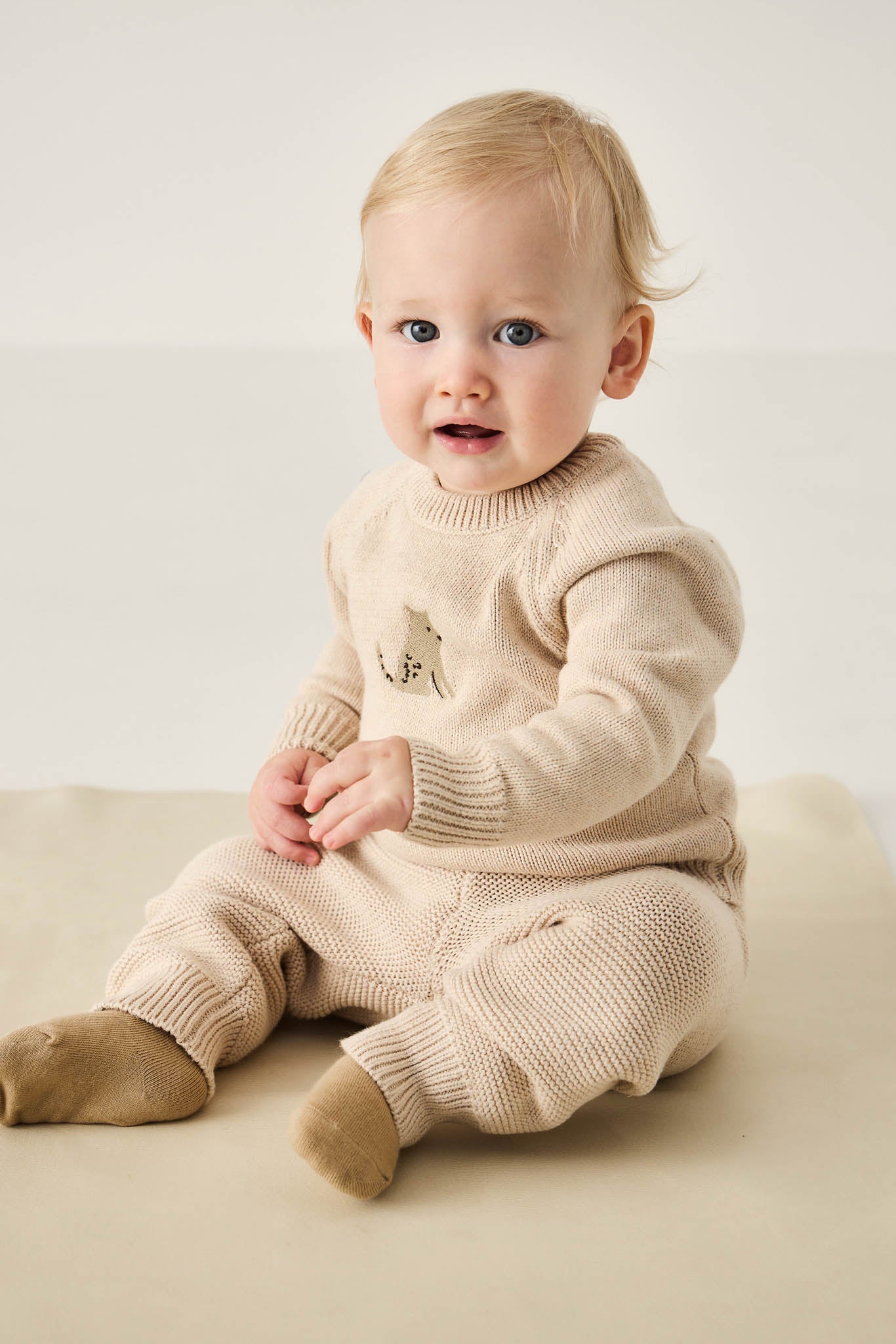 Jamie Kay Ethan Pant - Oatmeal Marle