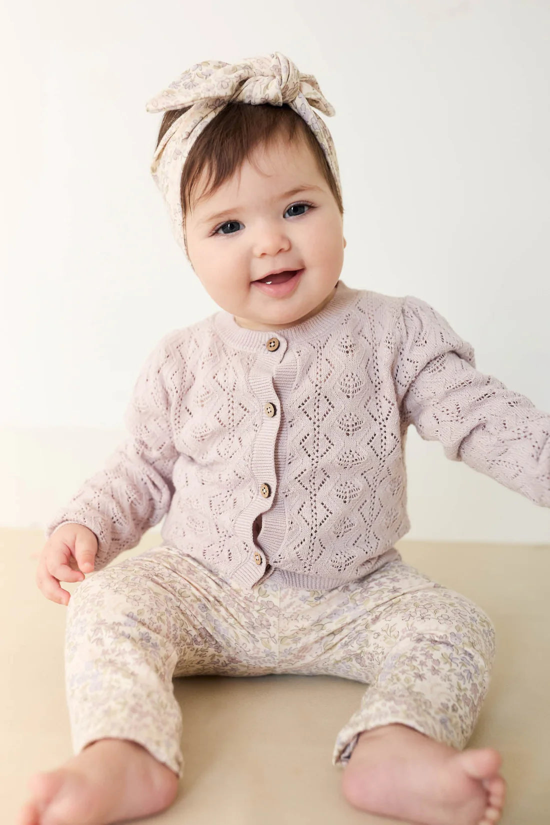 Jamie Kay Mila Cardigan - Hushed Violet