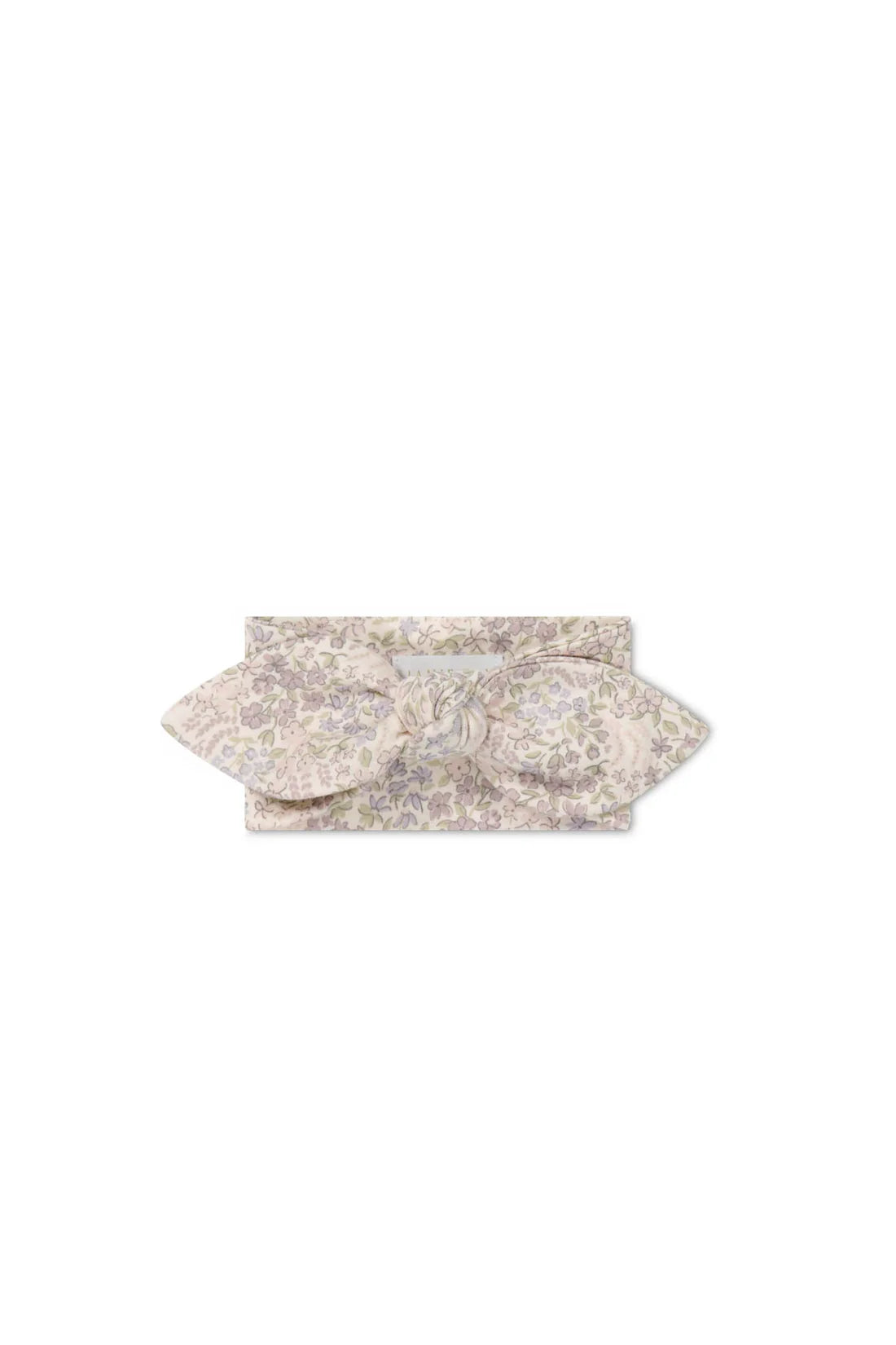 Jamie Kay Organic Cotton Headband - April Floral Mauve