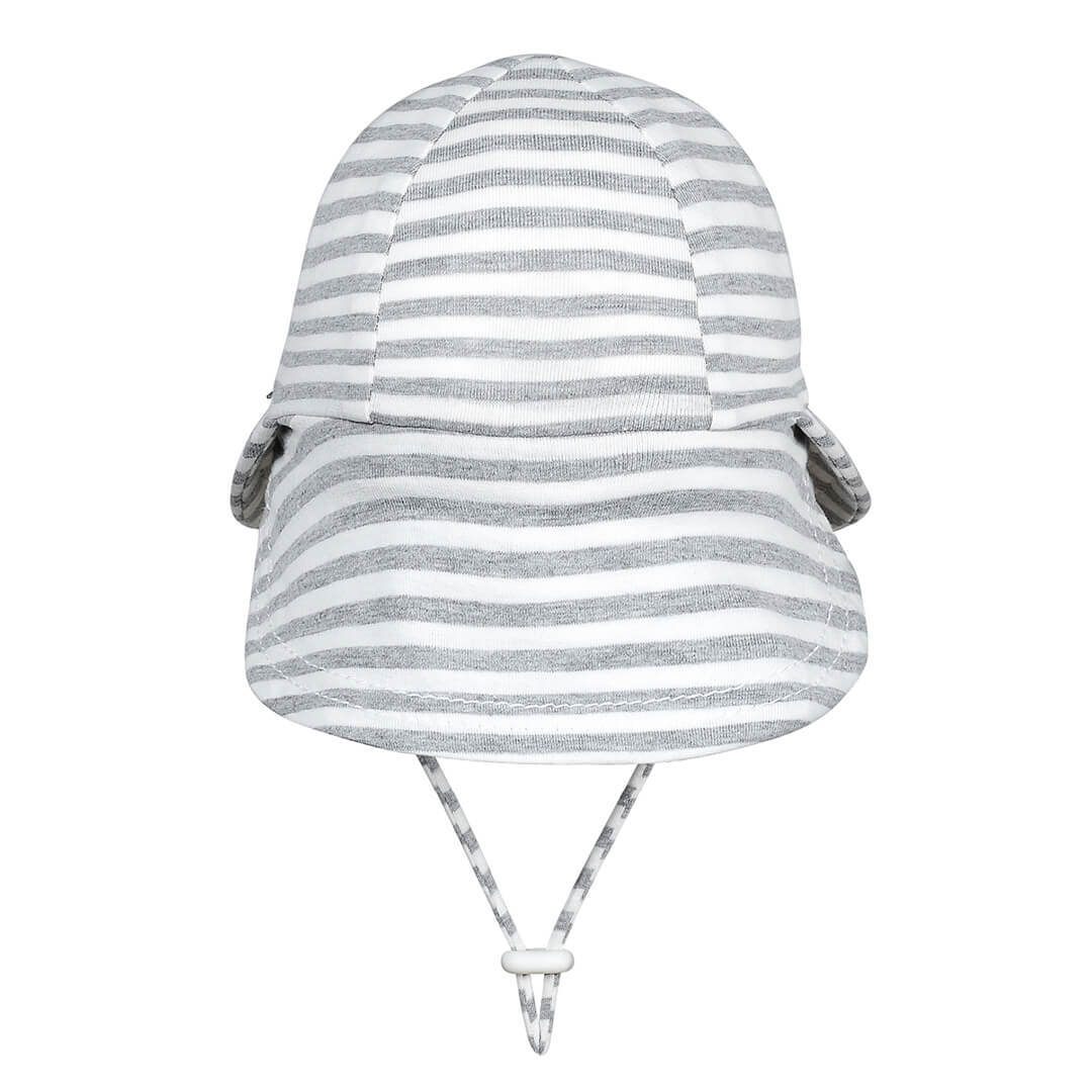 Bedhead Legionnaire Flap Sun Hat - Grey Stripe