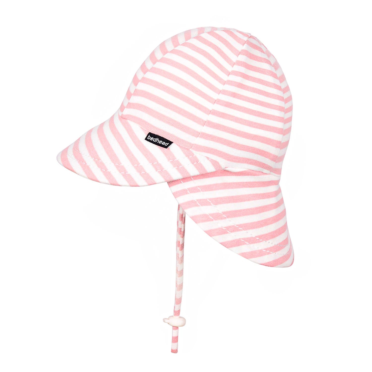 Bedhead Hats Legionnaire Flap Sun Hat- Pink Stripe