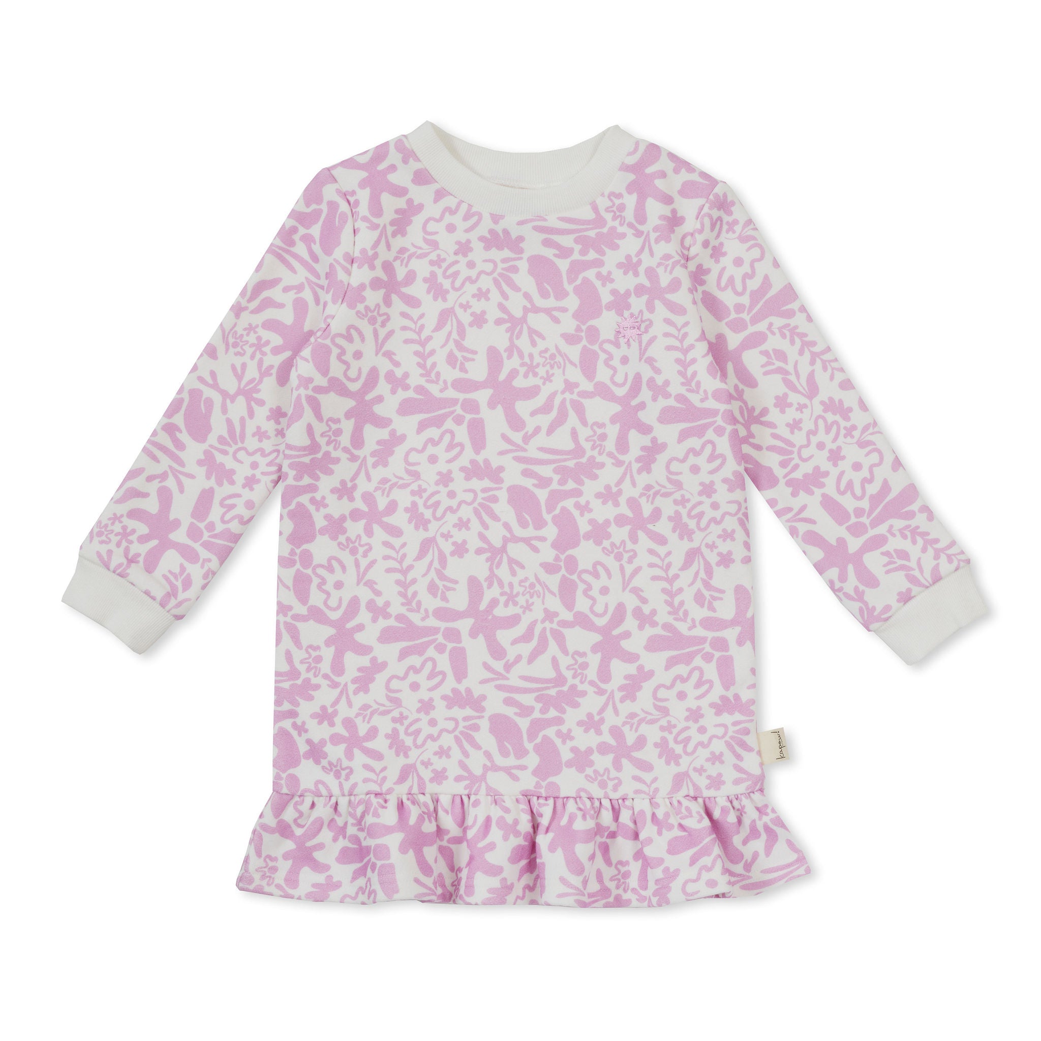Kapow Kids Lavender Drop Waist Sweater Dress