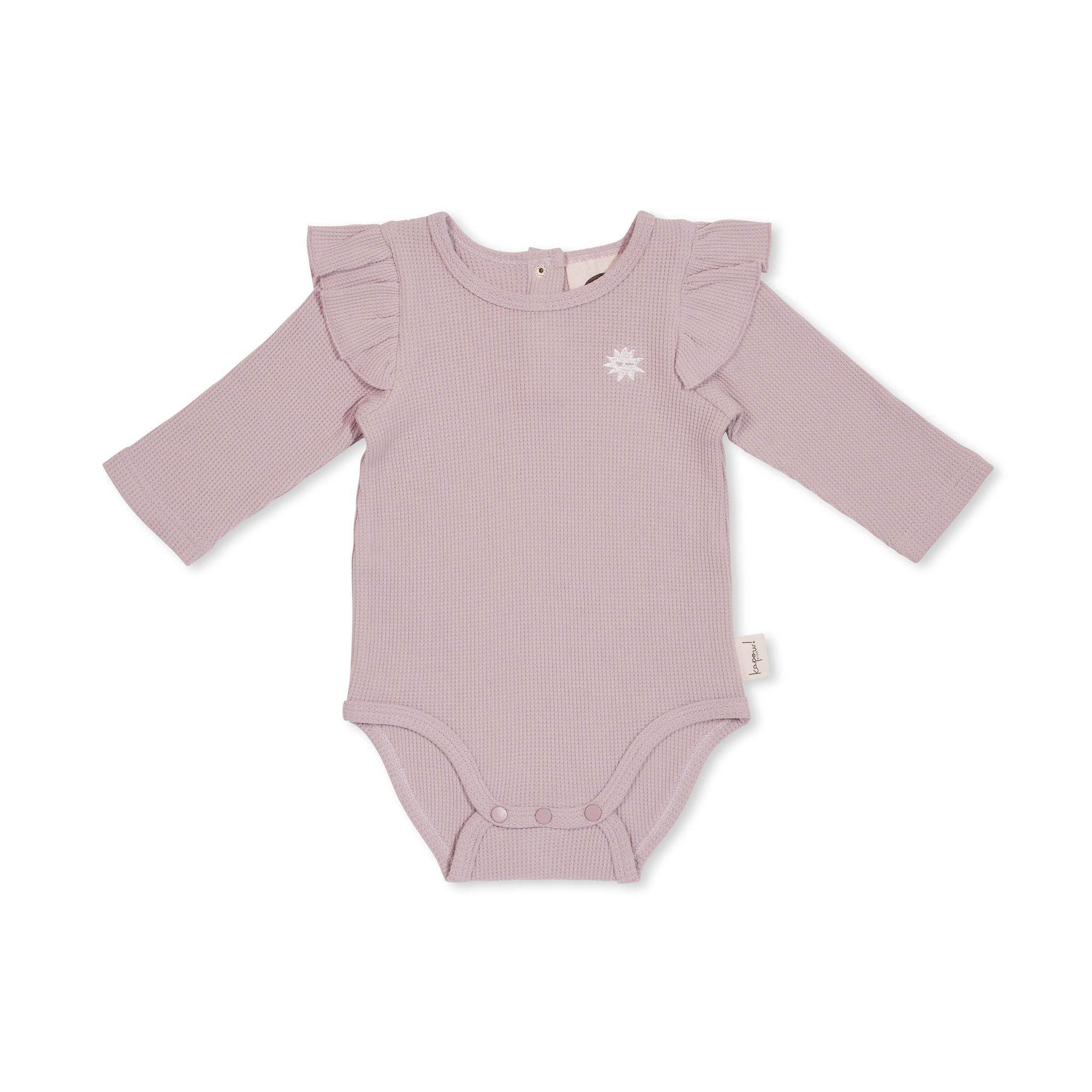 Kapow Kids Lilac Frill Waffle Bodysuit