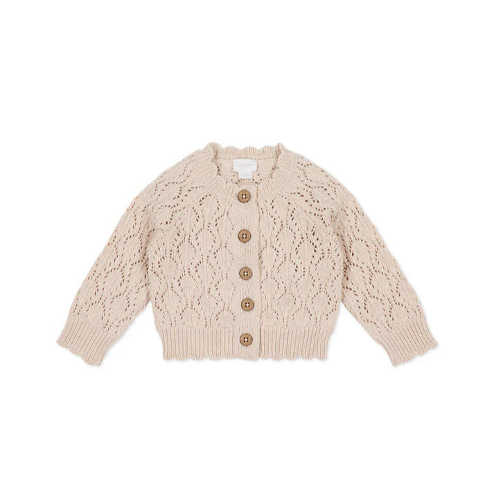 Jamie Kay Livvy Cardigan - Light Oatmeal Marle