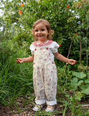 Goldie + Ace Vintage Overall Strawberry Fields