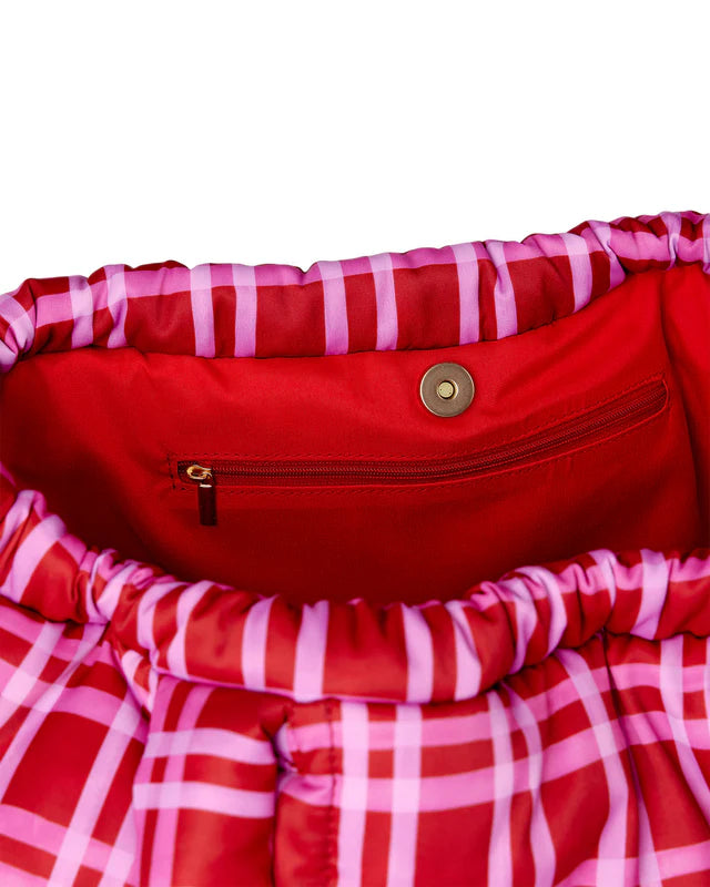 The Somewhere Co Raspberry Lemonade Marshmallow Midi Tote