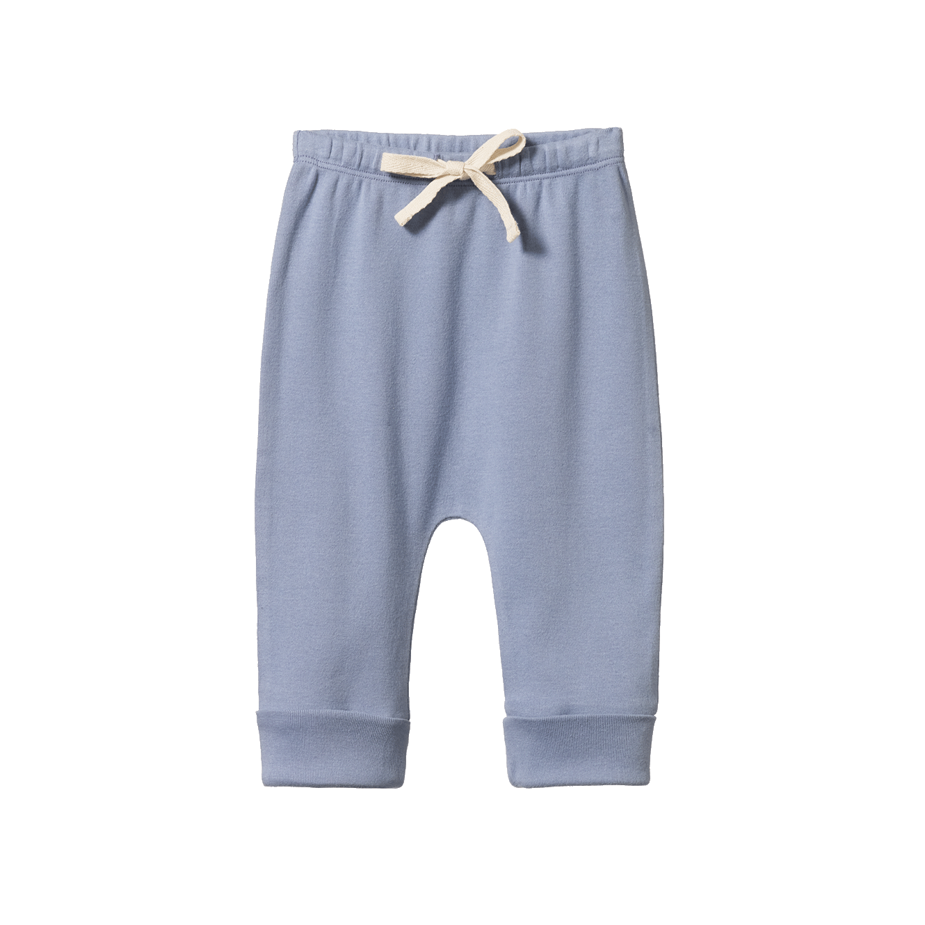 Nature Baby Drawstring Pants- Dusky Blue
