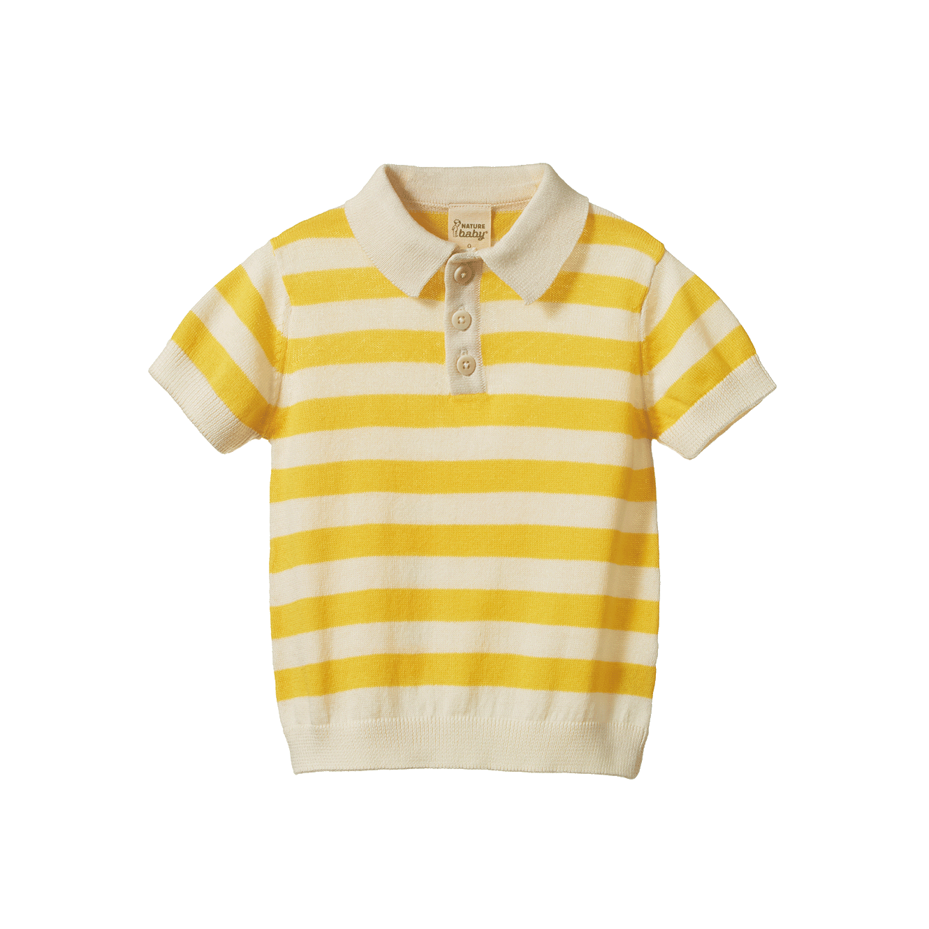 Nature Baby Stevie Polo- Sunny Bold Stripe