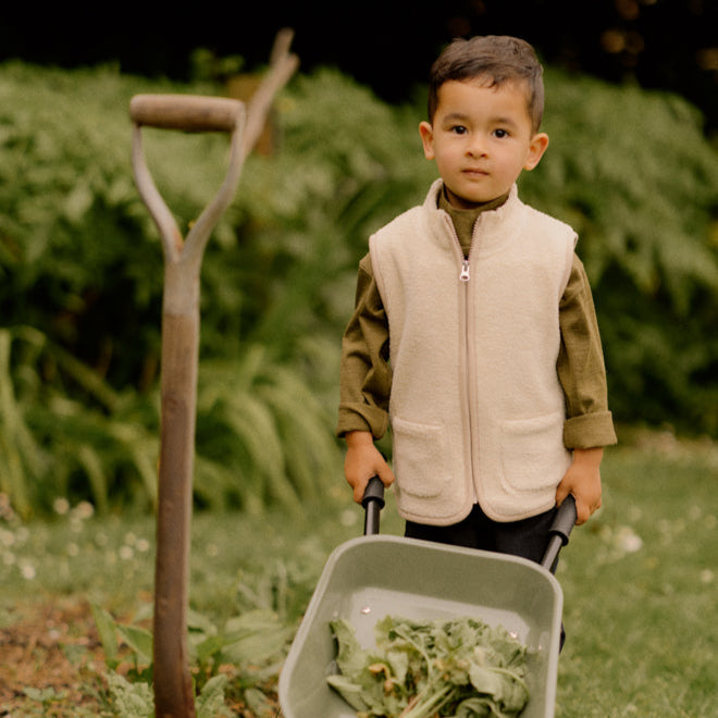 Nature Baby Flint Vest Oatmeal