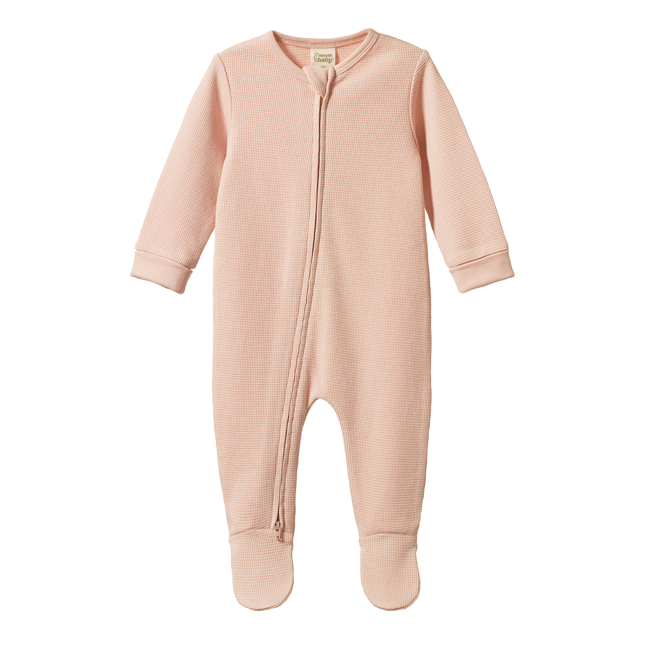 Nature Baby Dreamland Suit Waffle - Rose Dust