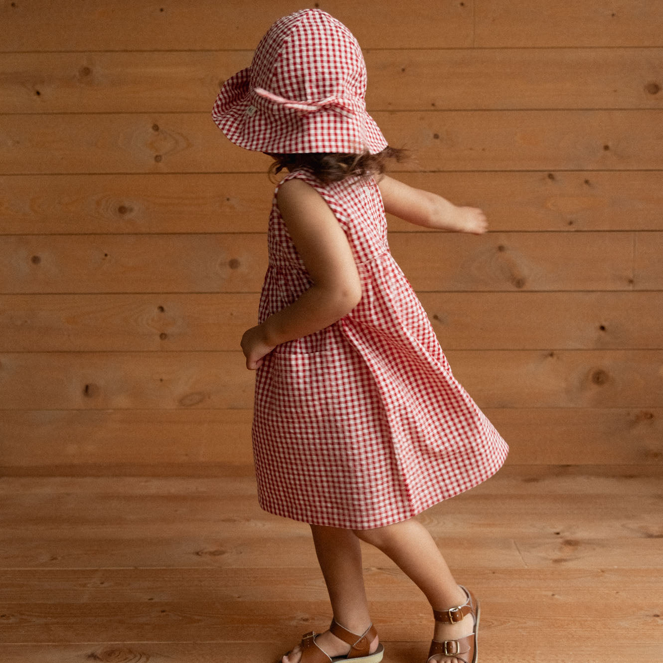 Nature Baby Dorothy Dress- Red Gingham