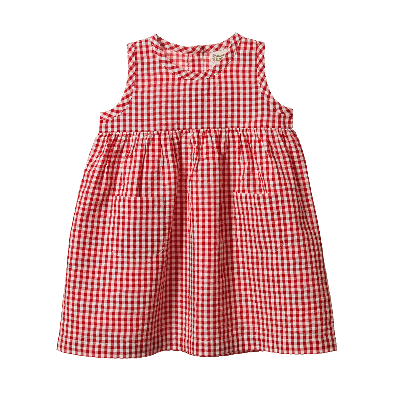 Nature Baby Dorothy Dress- Red Gingham
