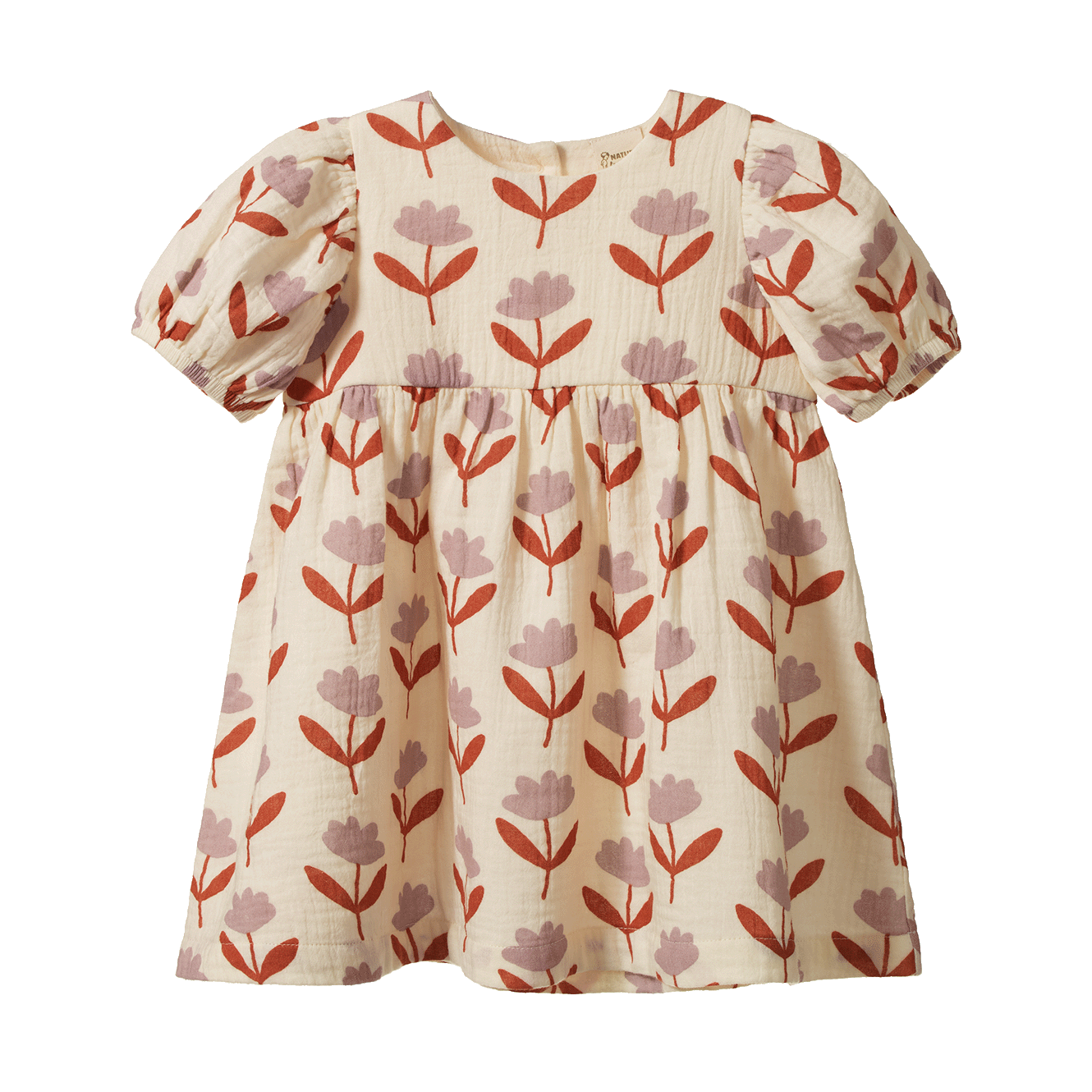 Nature Baby Albertine Dress Muslin- Fleurette Print