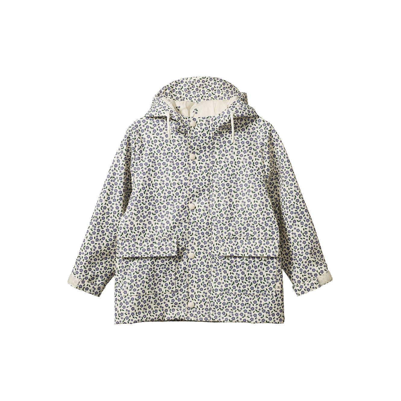 Nature Baby Raincoat- Briarwood Heron Print