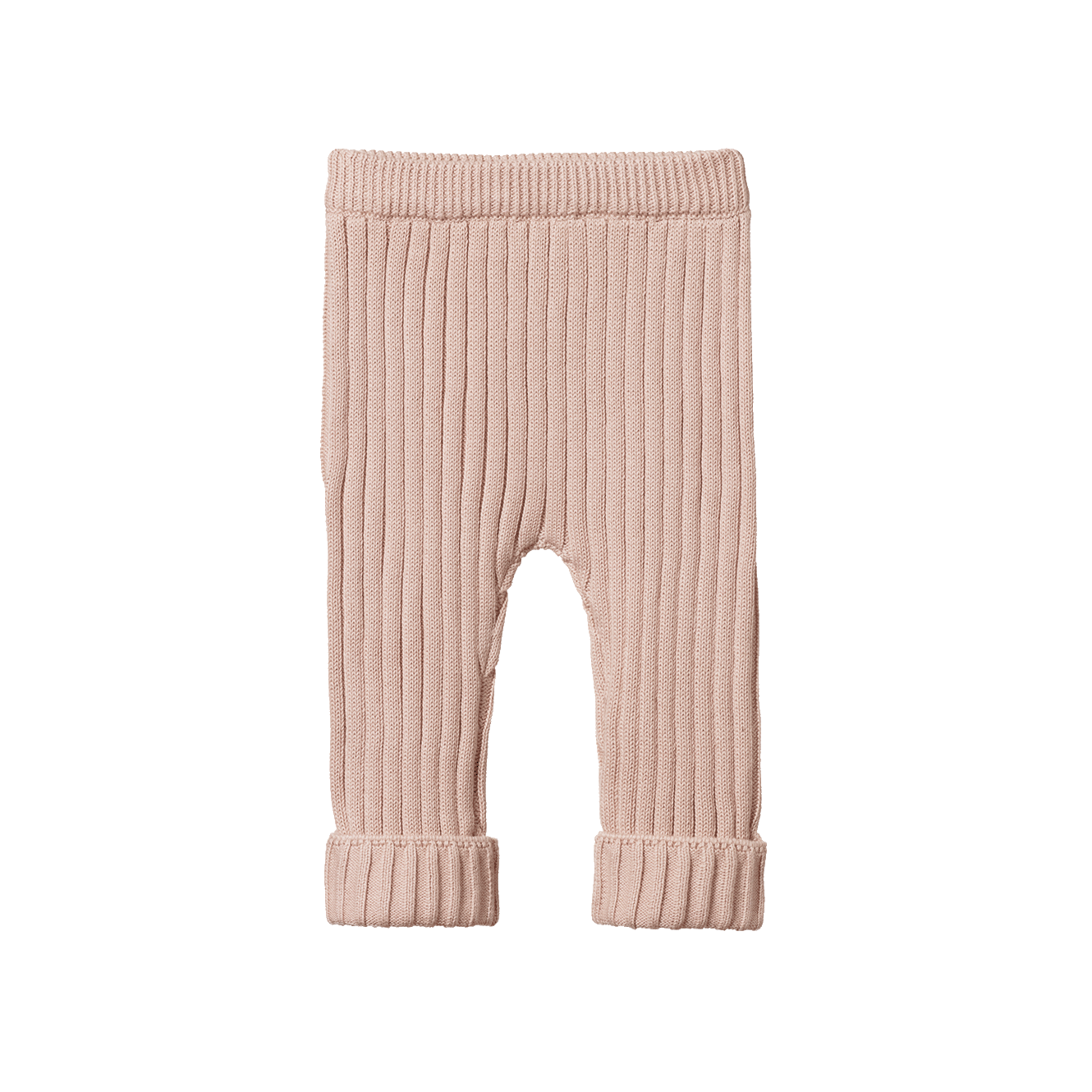 Nature Baby Lou Lou Pants Cotton Knit - Rose Dust