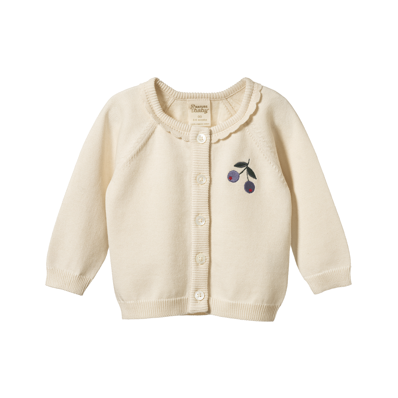 Nature Baby Piper Cardigan- Winter Berry