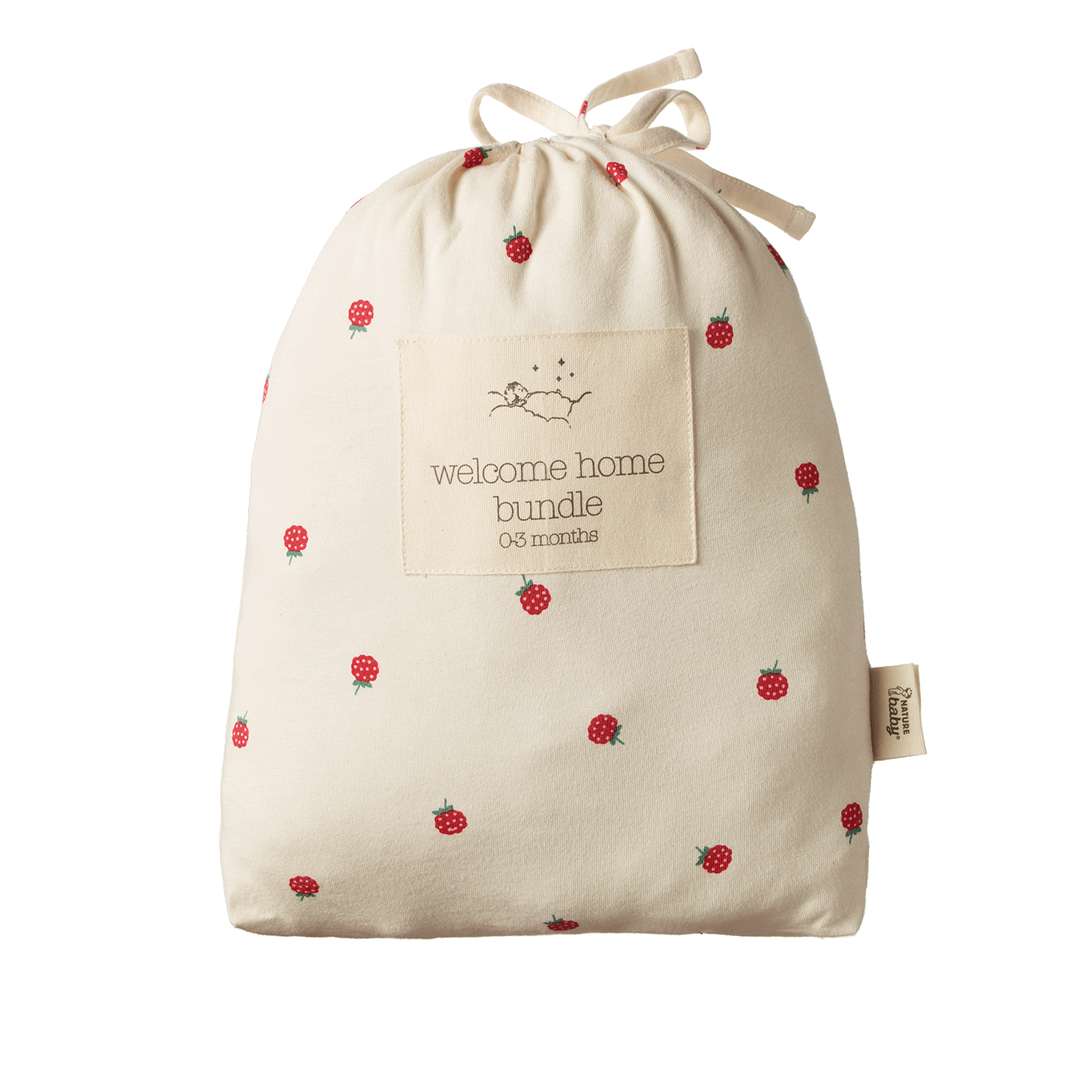 Nature Baby Welcome Home Bundle- Rasberry Print