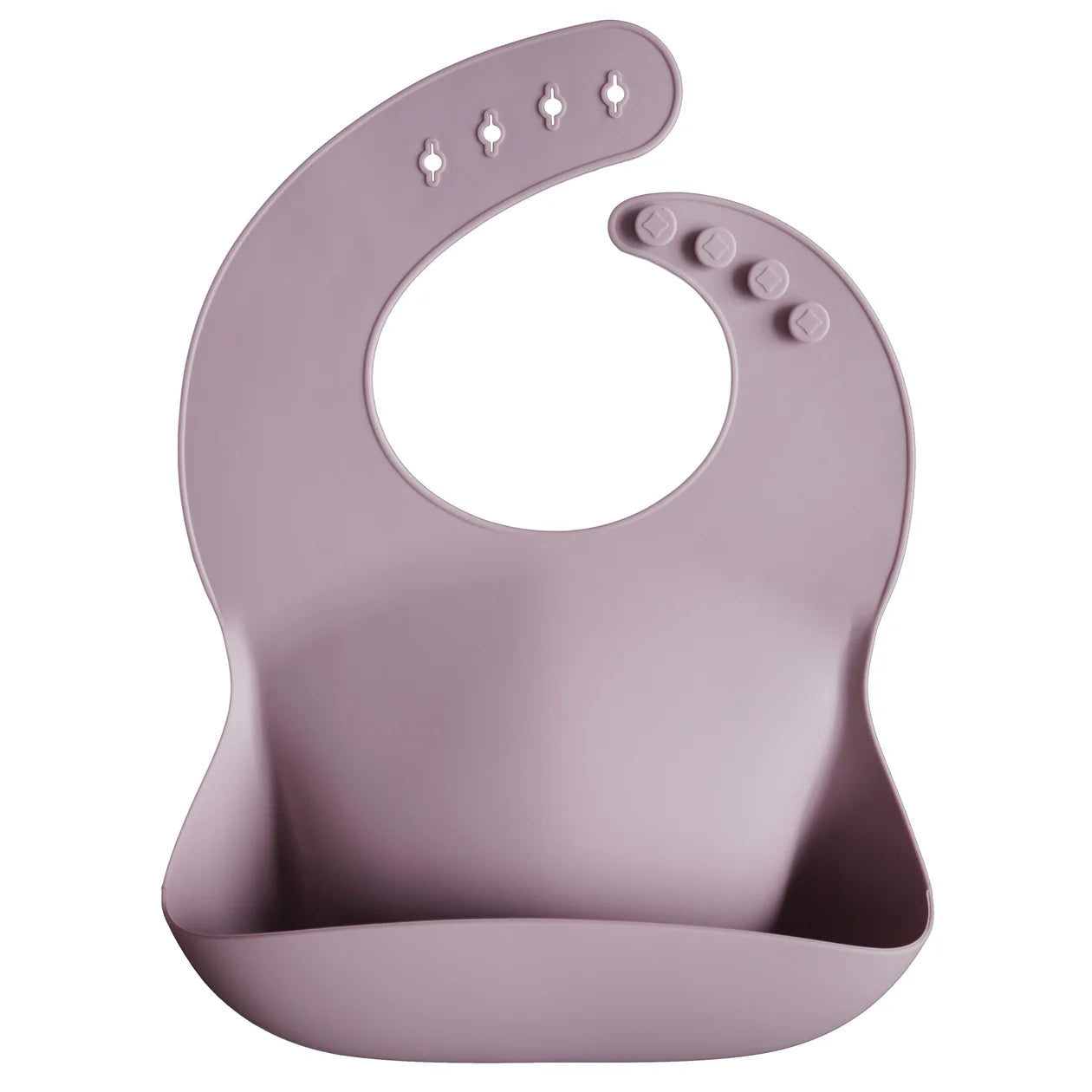 Mushie Silicone Bib - Pale Mauve