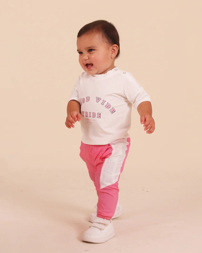 Tiny Tribe Good Vibe Tribe Drop Shoulder Tee