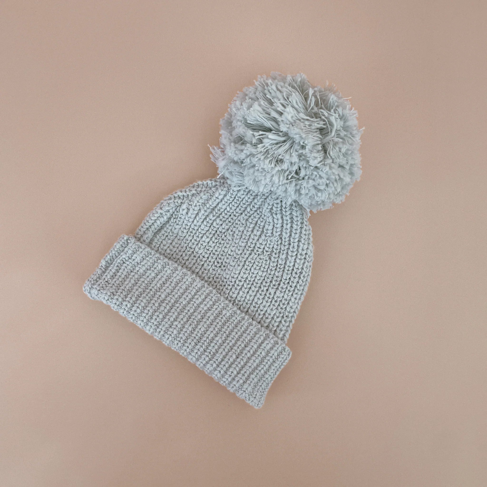 Blossom & Pear Chunky Knit Beanie - Periwinkle Blue