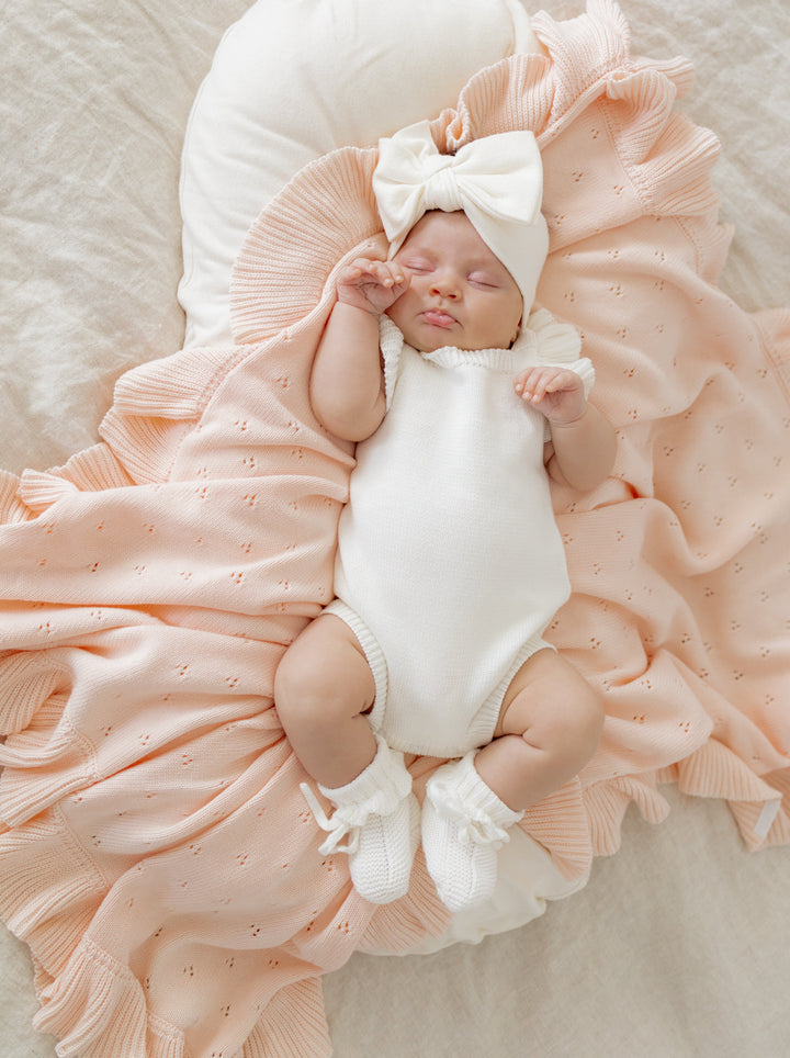 Ziggy Lou Primrose Frill Blanket