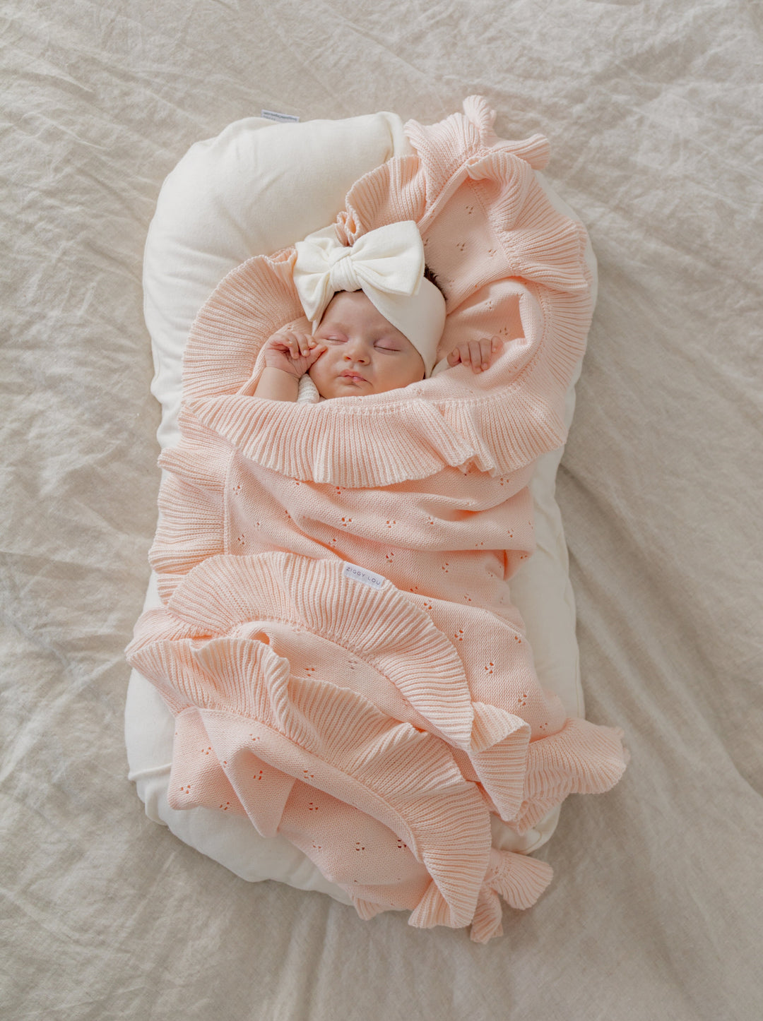 Ziggy Lou Primrose Frill Blanket