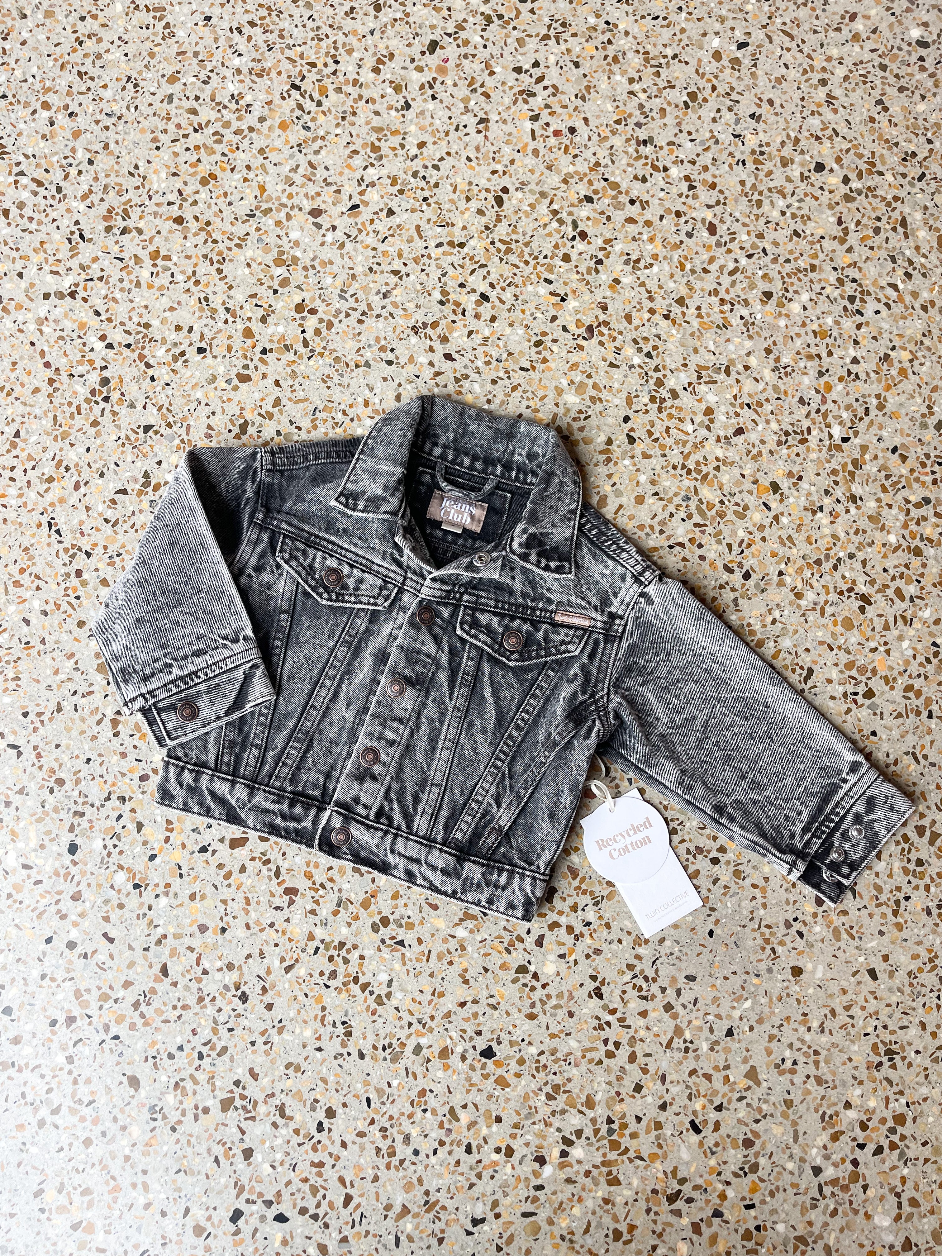 Twin Collective - Trucker Jacket Black Acid