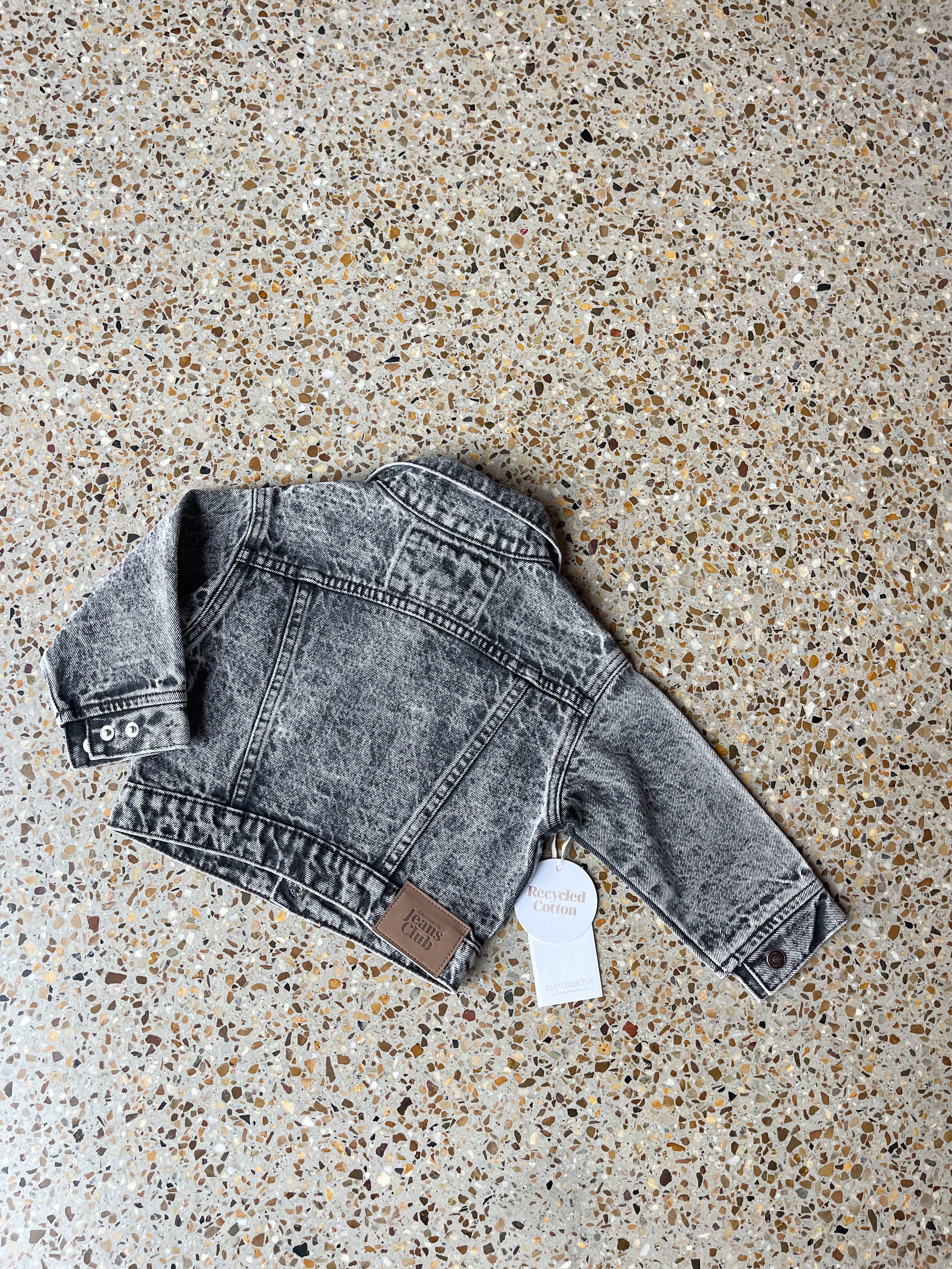 Twin Collective - Trucker Jacket Black Acid