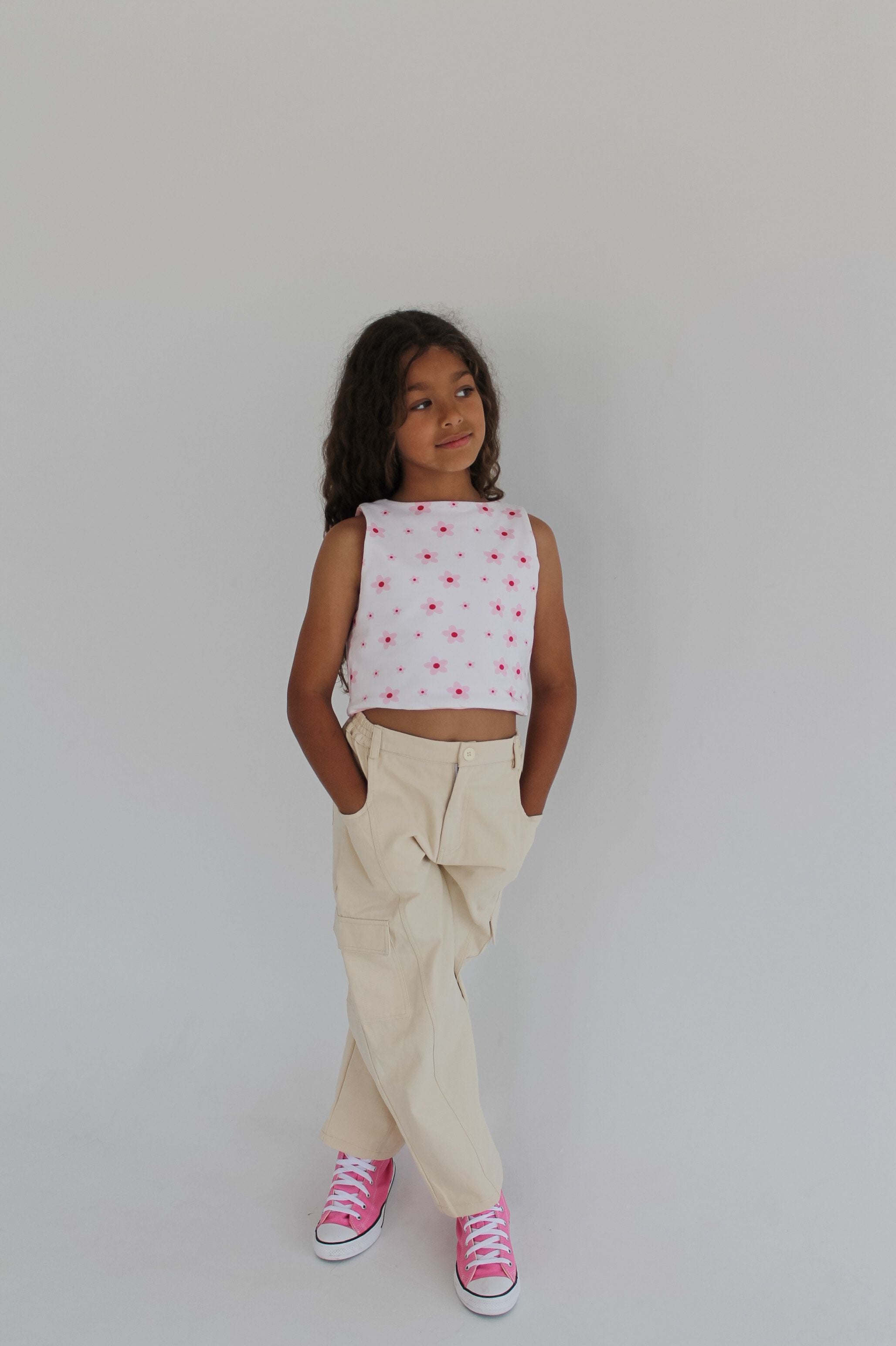 Sky & Bleu Cool Gal Cargo - Creme