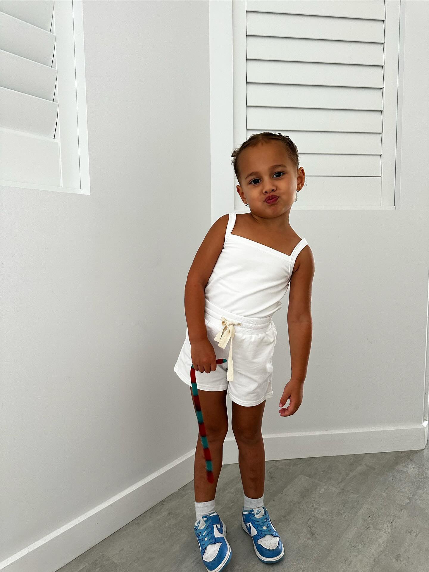 Sky & Bleu Gia Set - White