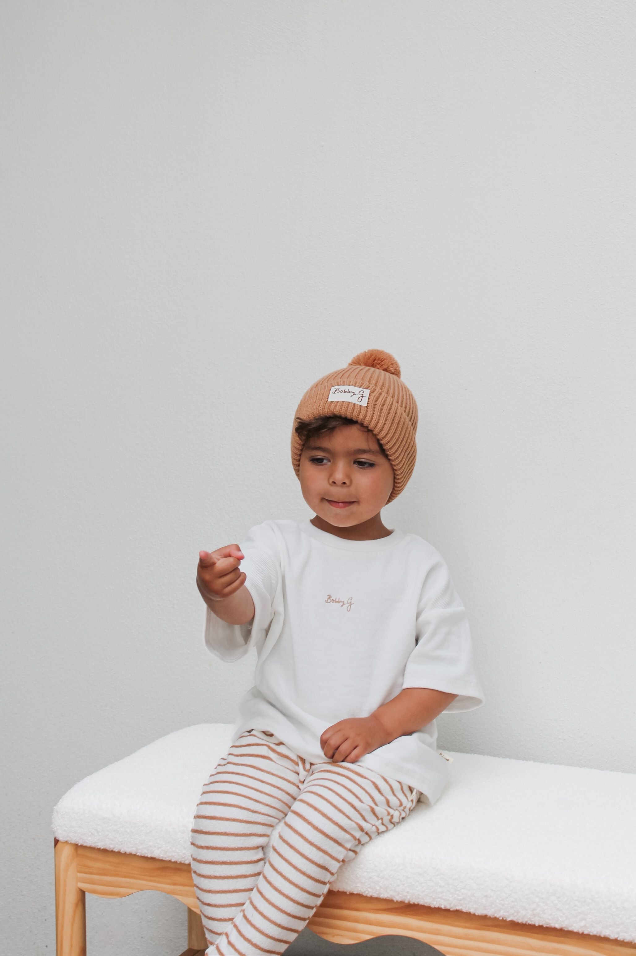 Bobby G Ziggy tee - Crisp White