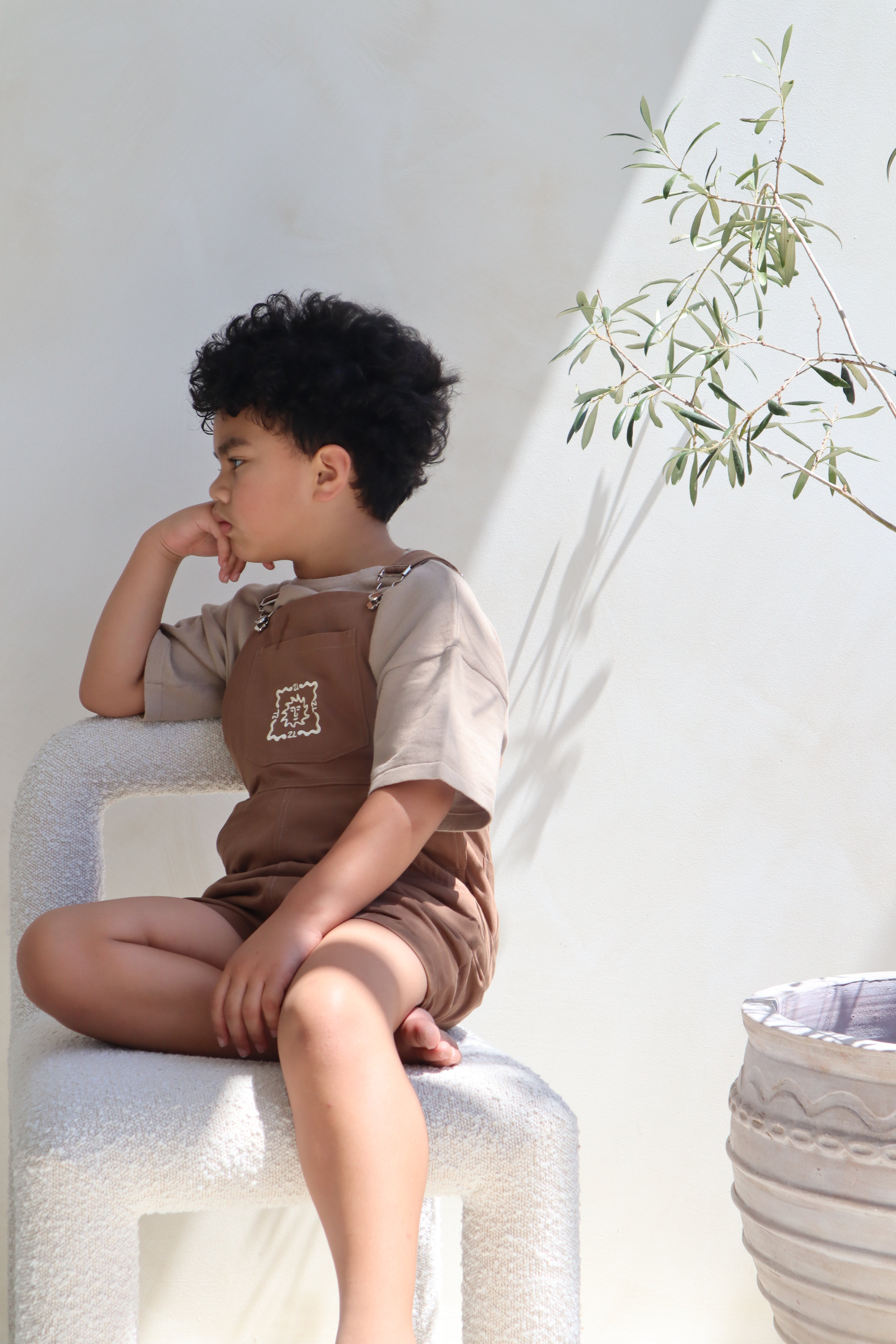 Ziggy Lou Short Overalls - Sorrento