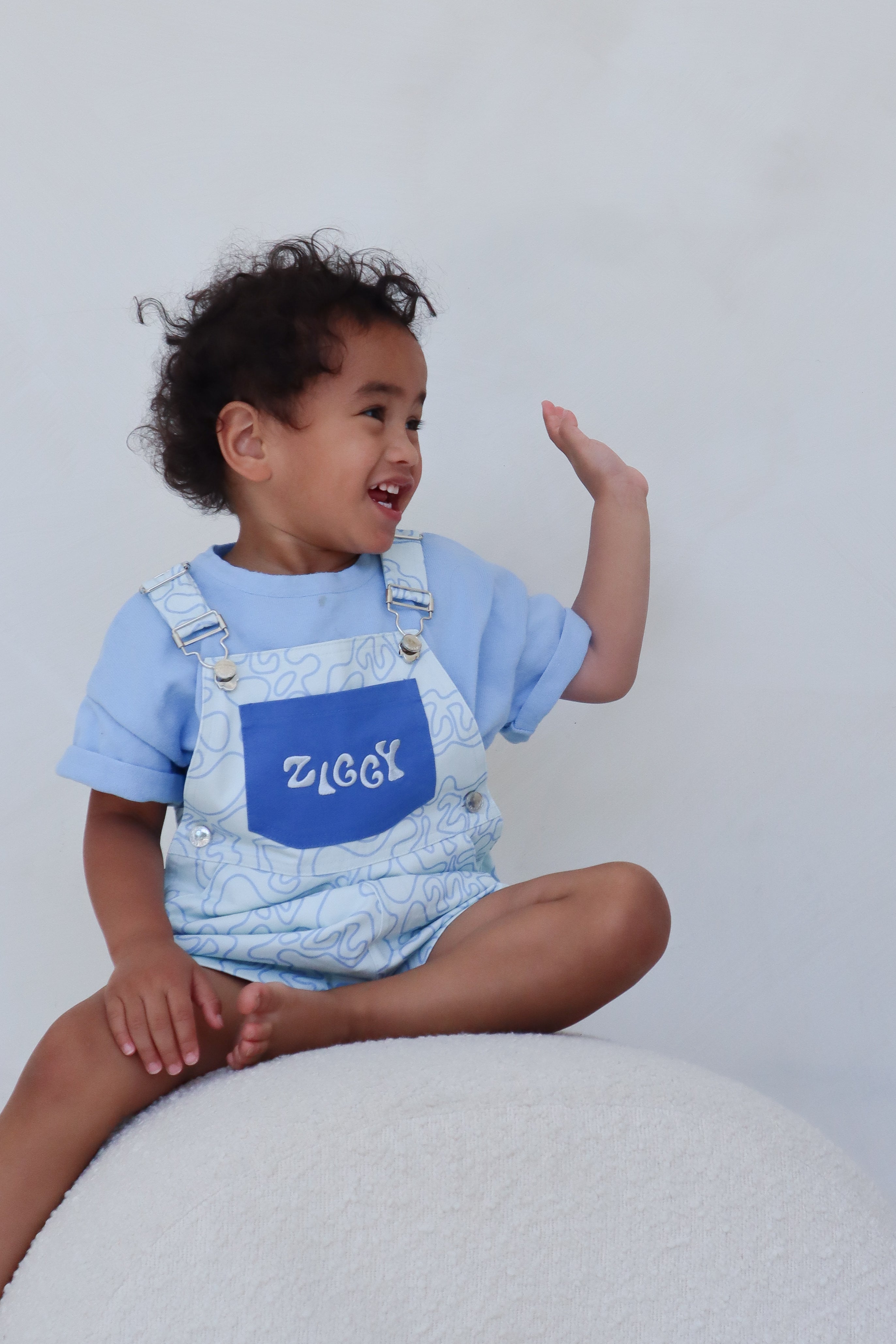 Ziggy Lou Short Overalls - Zen