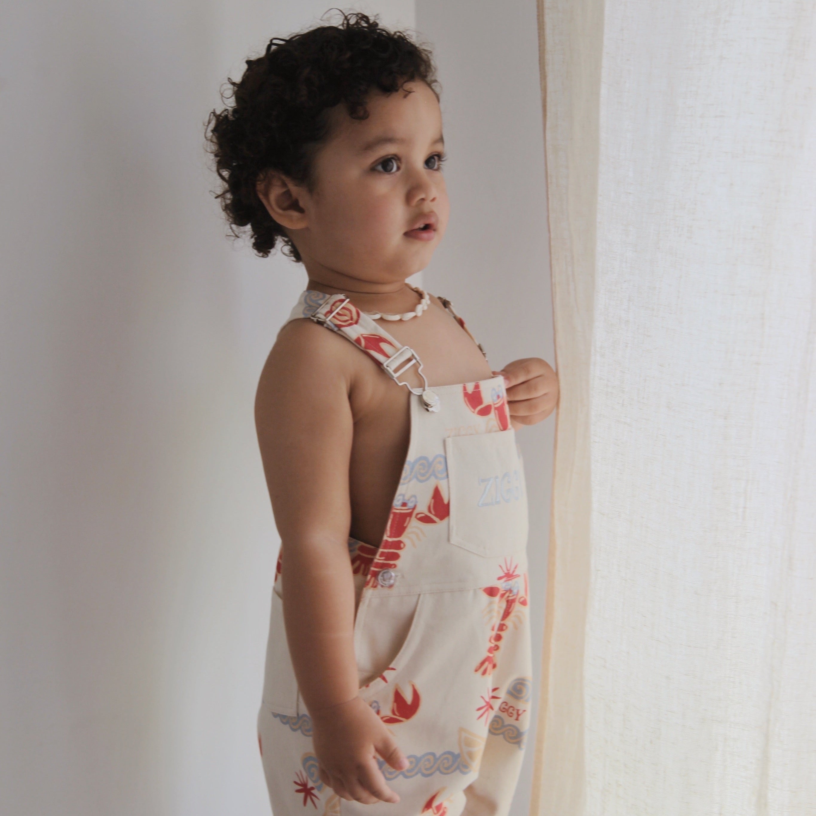 Ziggy Lou Short Overalls - Costa