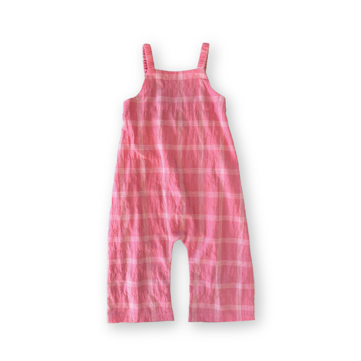 Grown Cotton Check Playsuit
