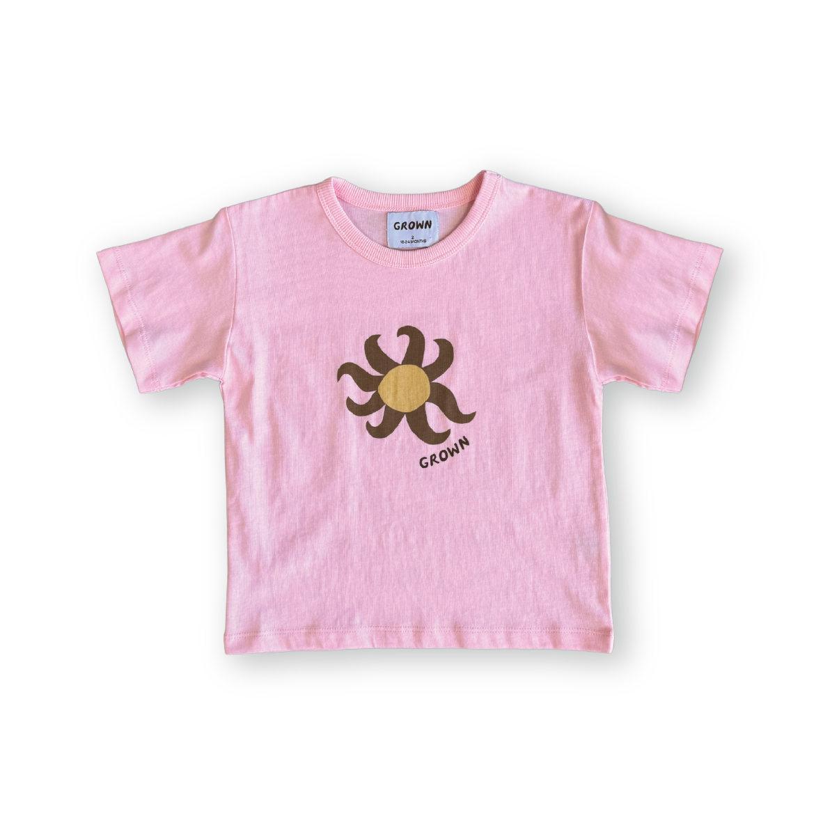 Grown Organic Sunny Tee - Pinky
