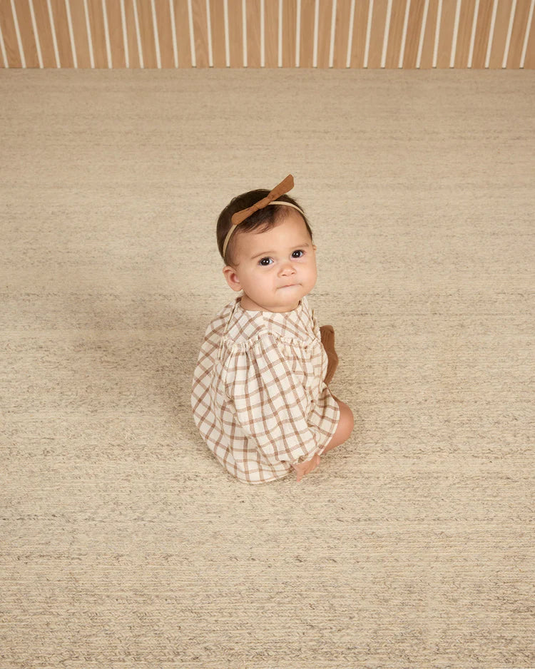 Quincy Mae Lany Dress - Cinnamon Plaid
