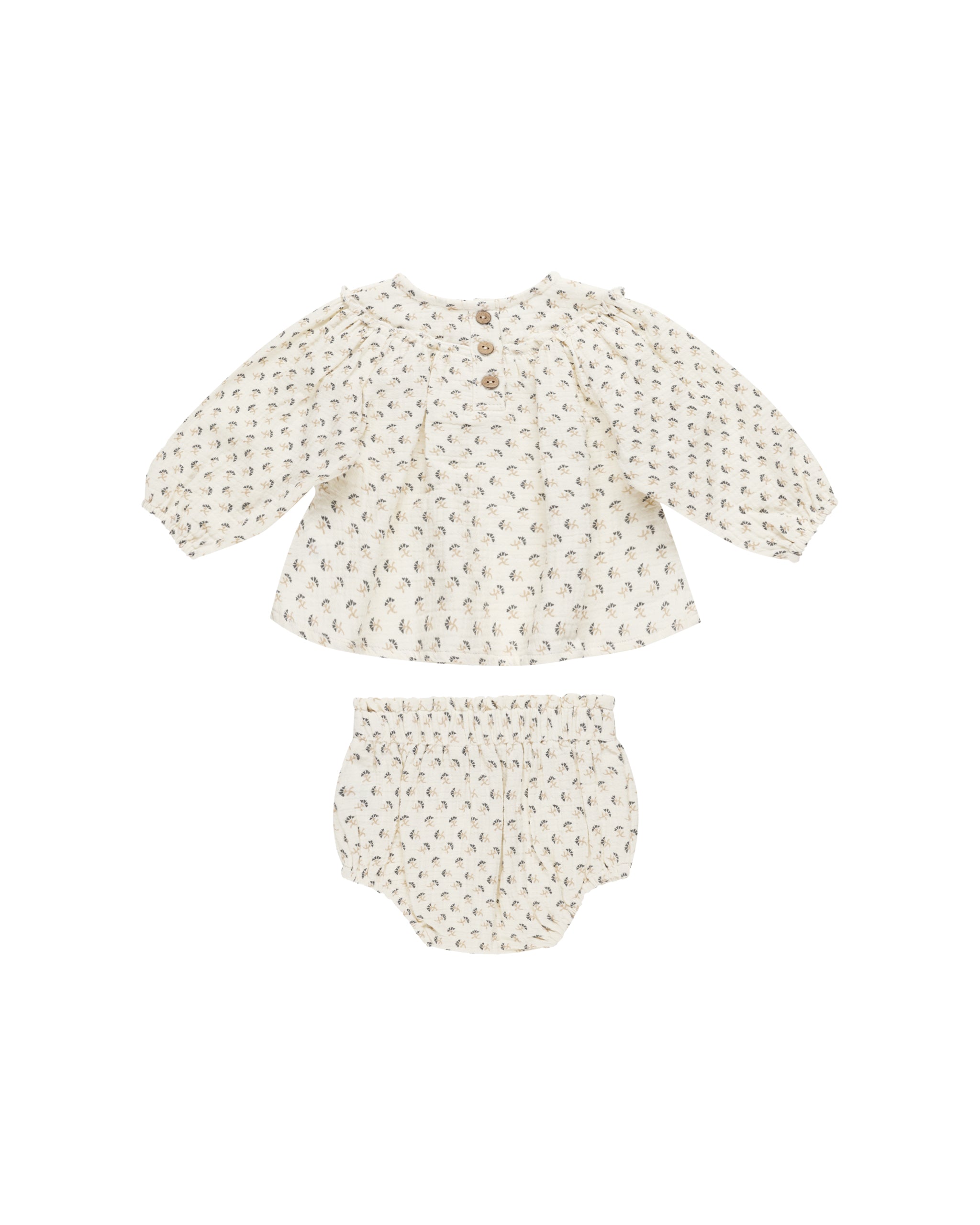 Quincy Mae Mia Top & Bloomer Set - French Flora