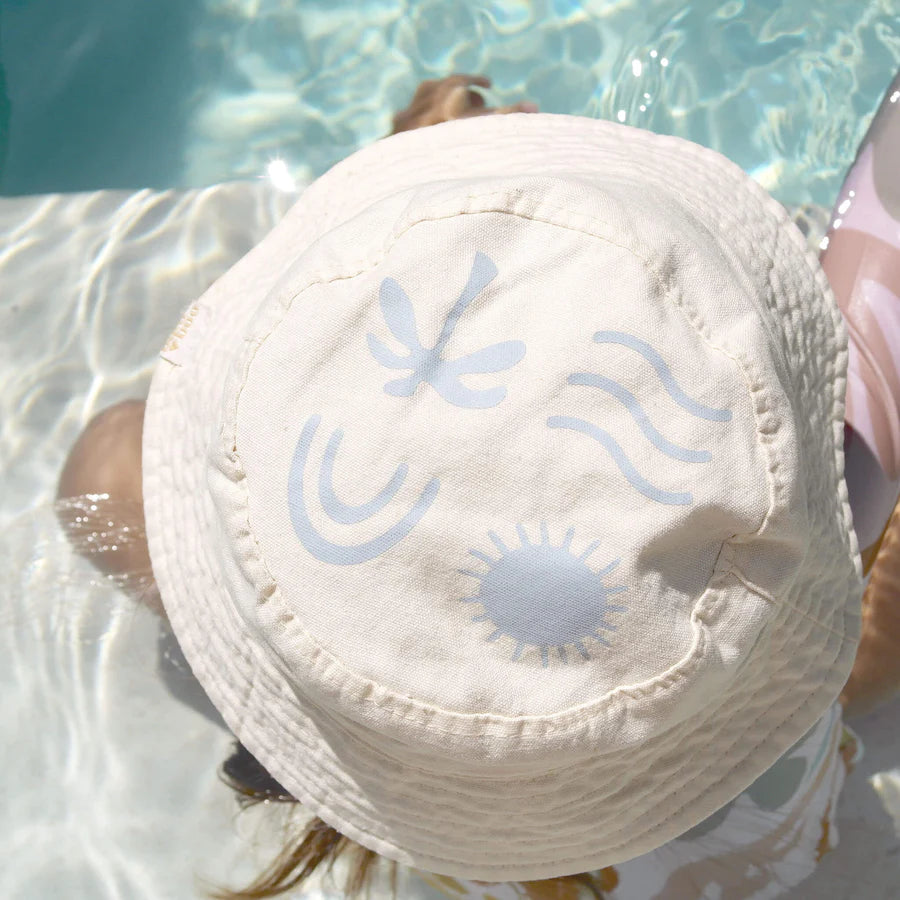 Bam loves Boo Reversible Bucket Hat - Solstice / Mocha