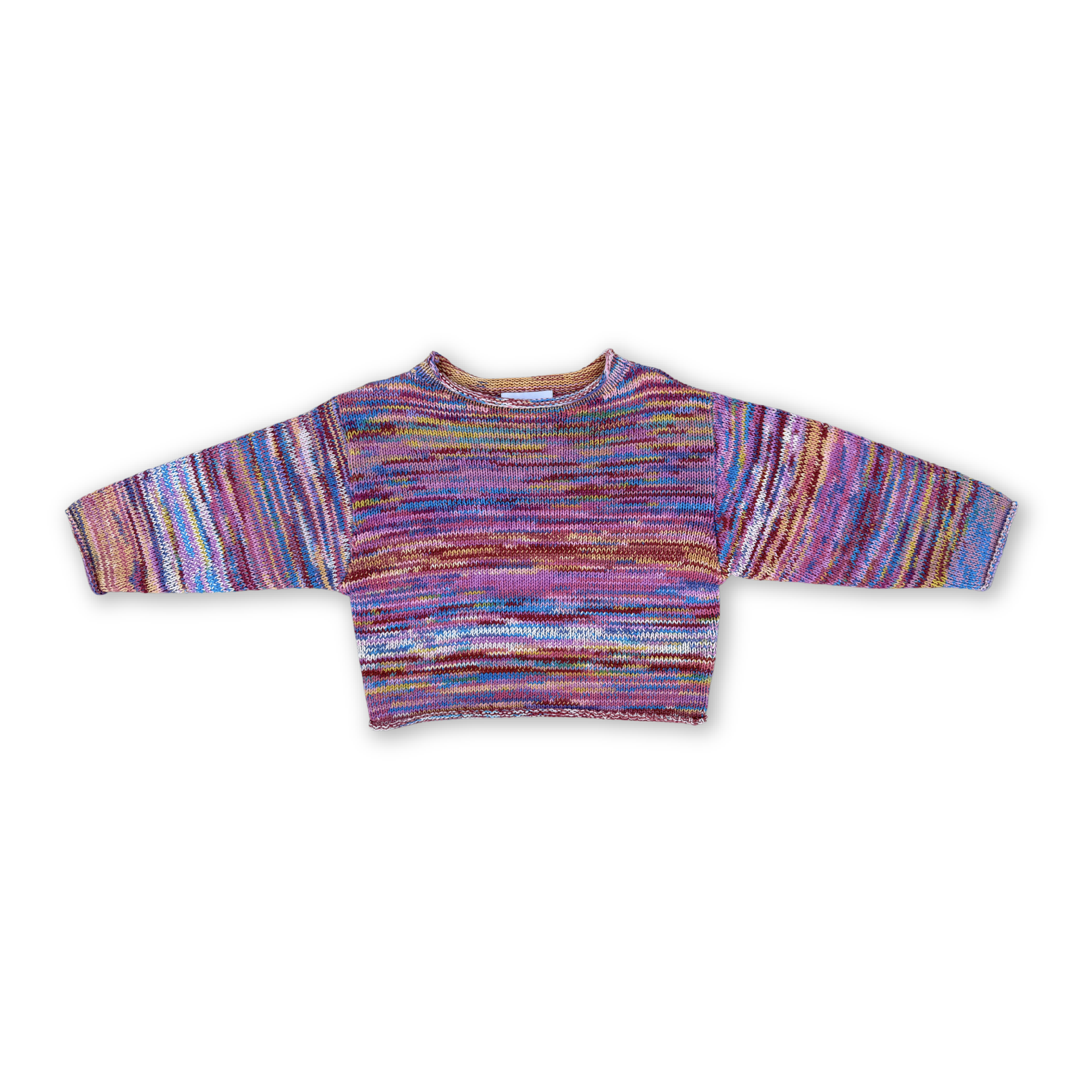 Grown Knitted Pull Over - Rainbow