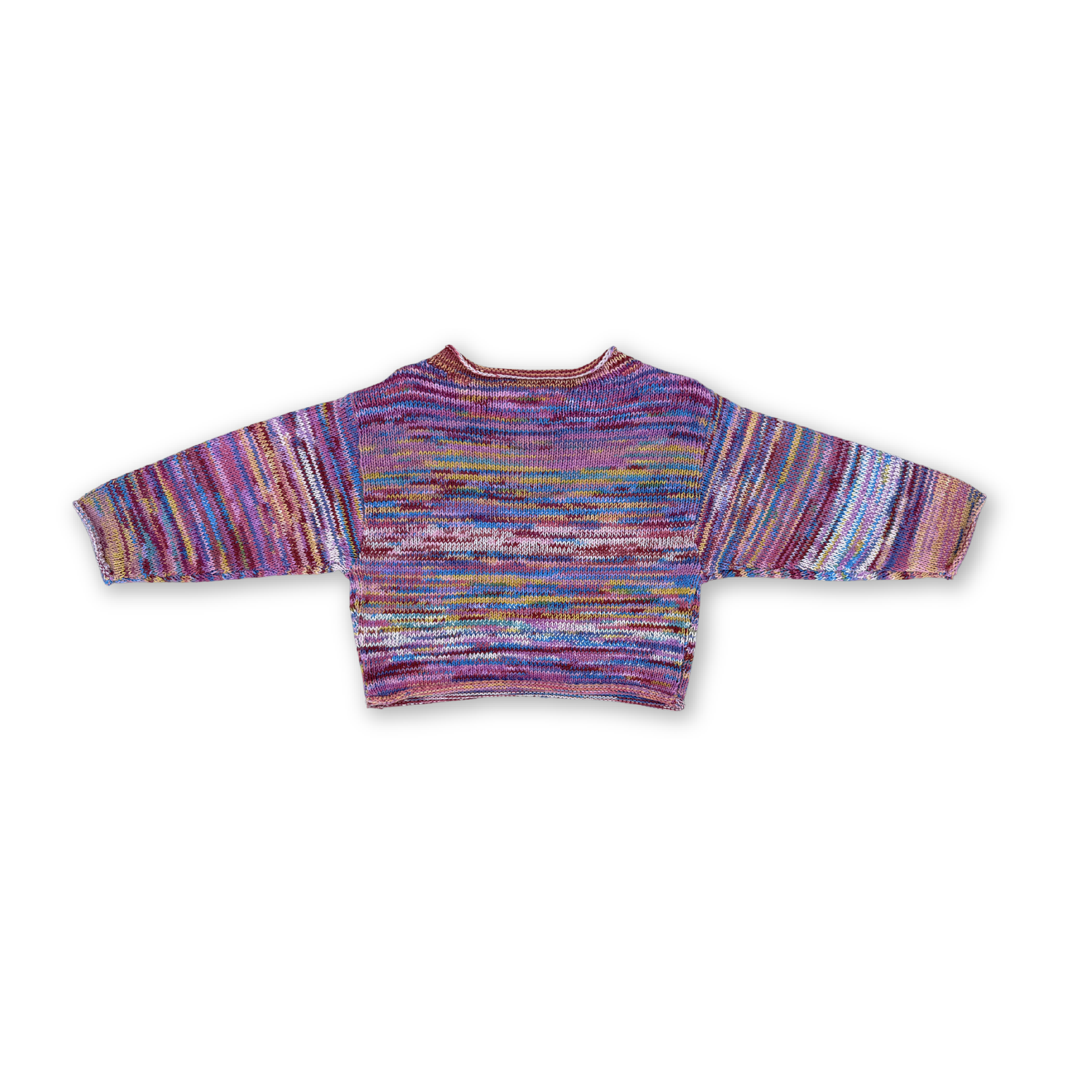 Grown Knitted Pull Over - Rainbow
