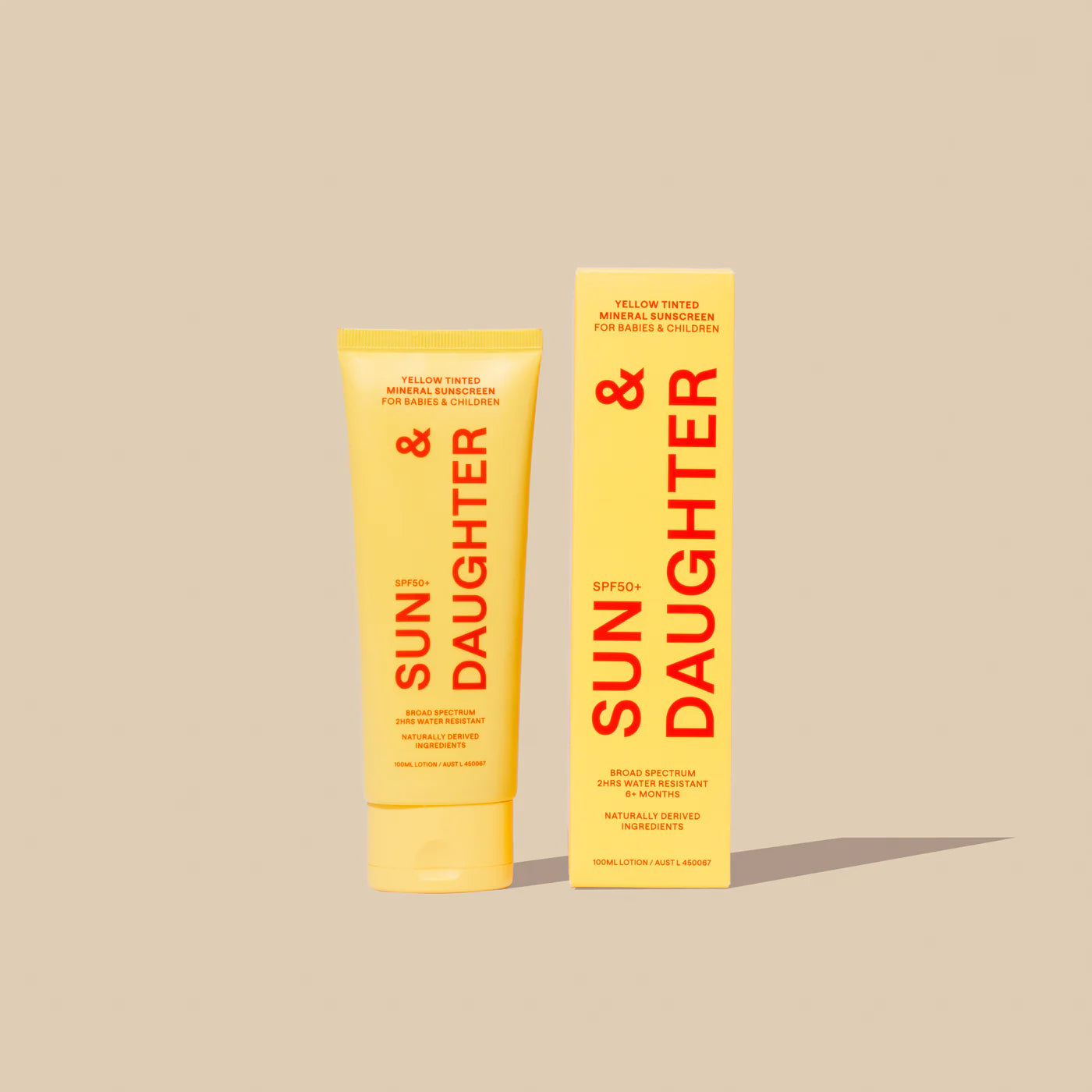Sun & Daughter Yellow SPF50+ Mineral Sunscreen