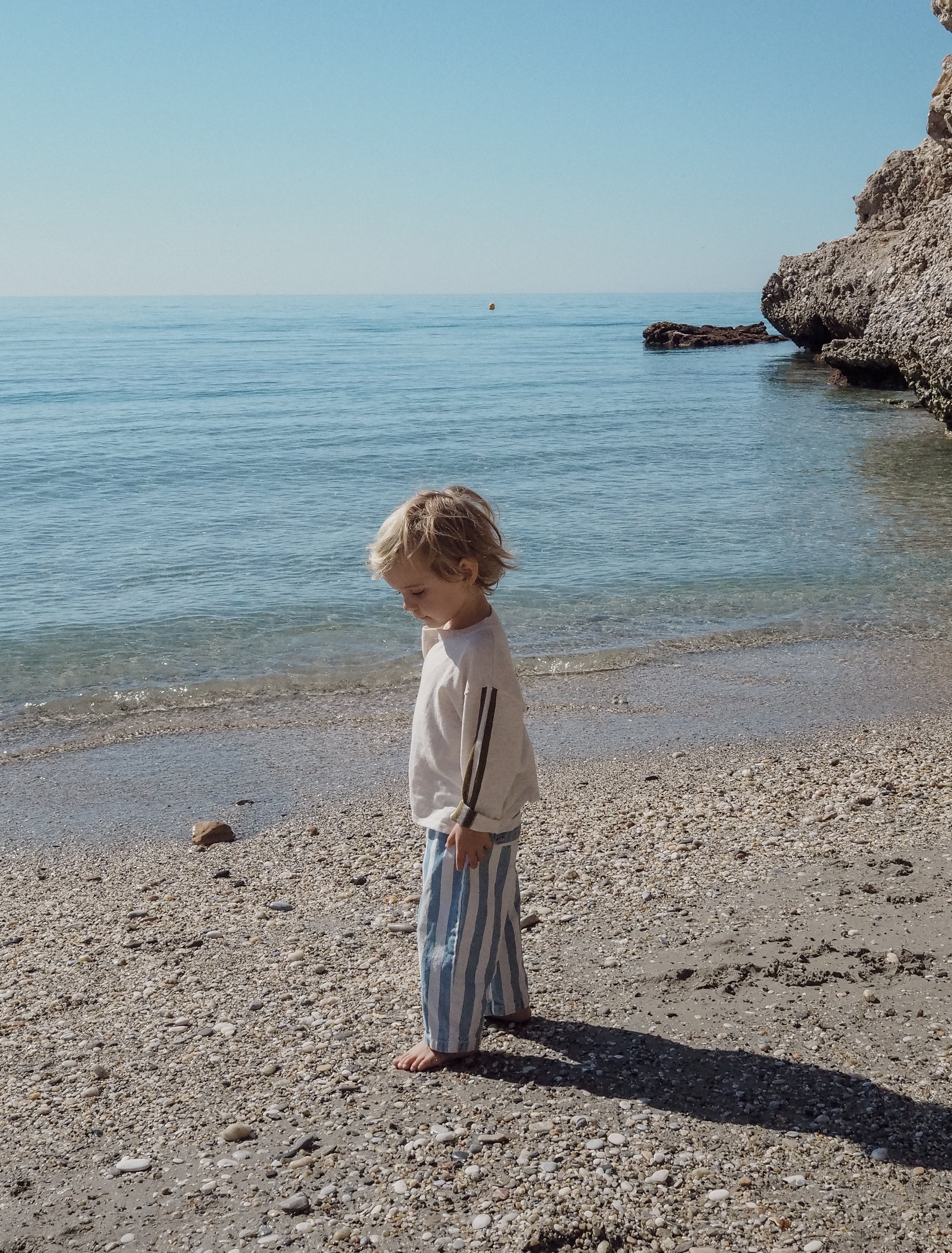 Grown Denim Stripe Pant