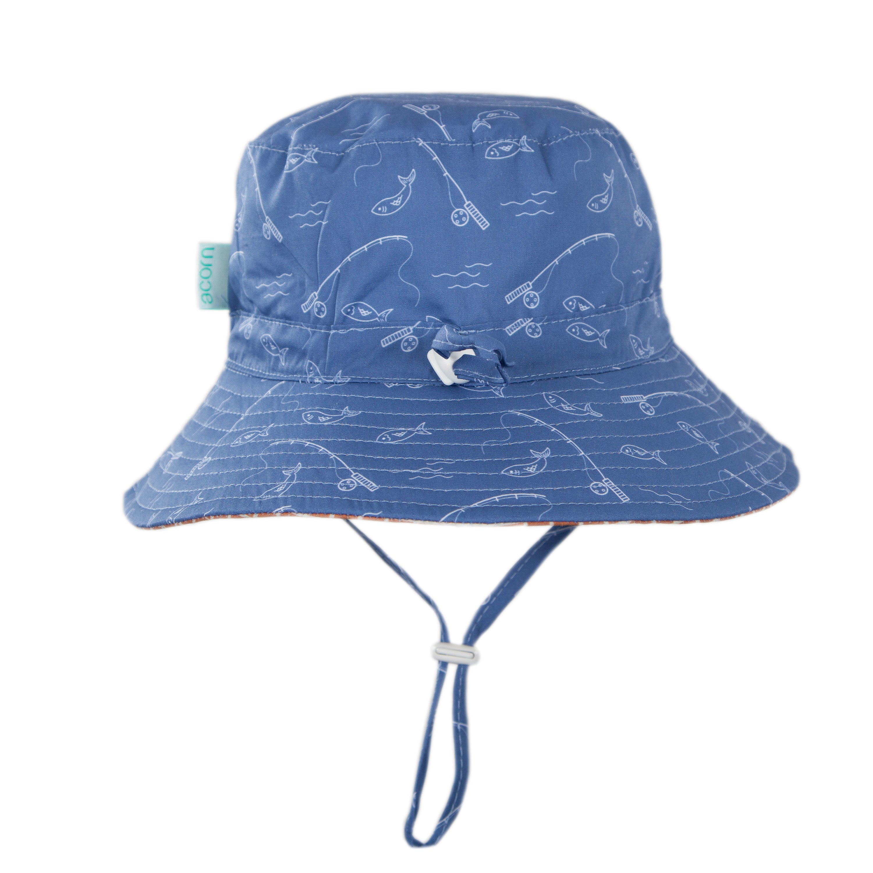 Acorn Kids Gone Fishing Wide Brim Bucket