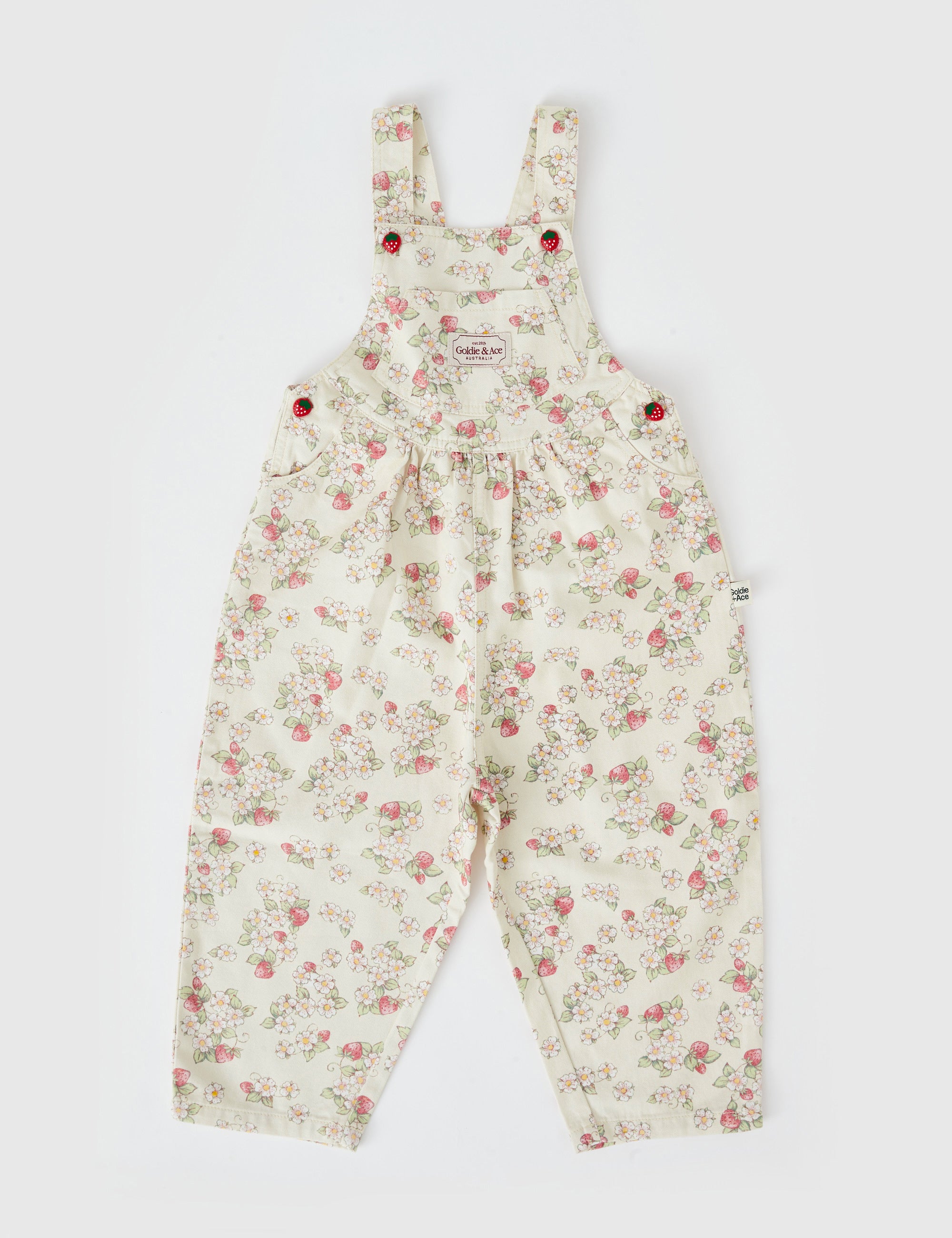 Goldie + Ace Vintage Overall Strawberry Fields