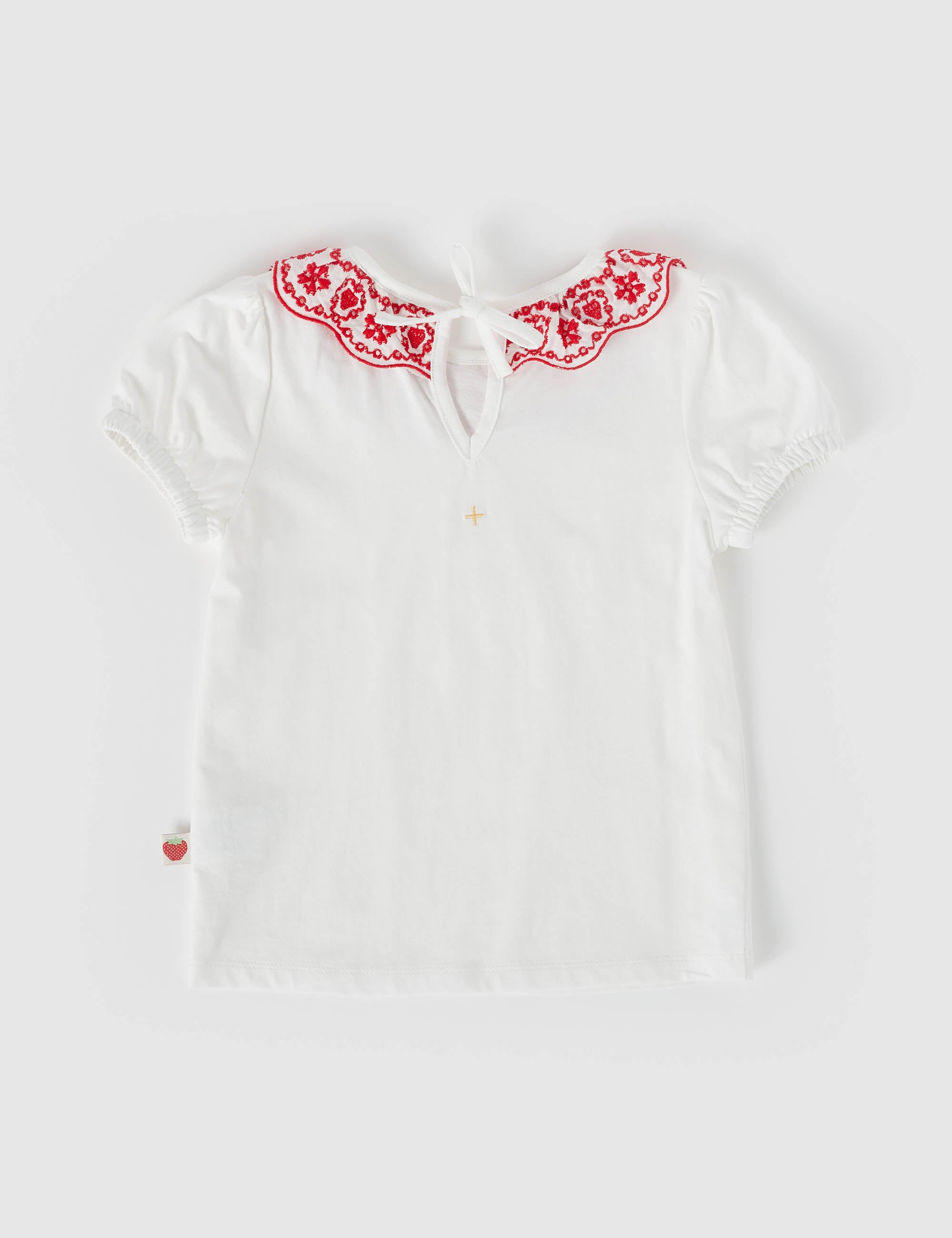 Goldie + Ace Greta Embroidered Collar Top