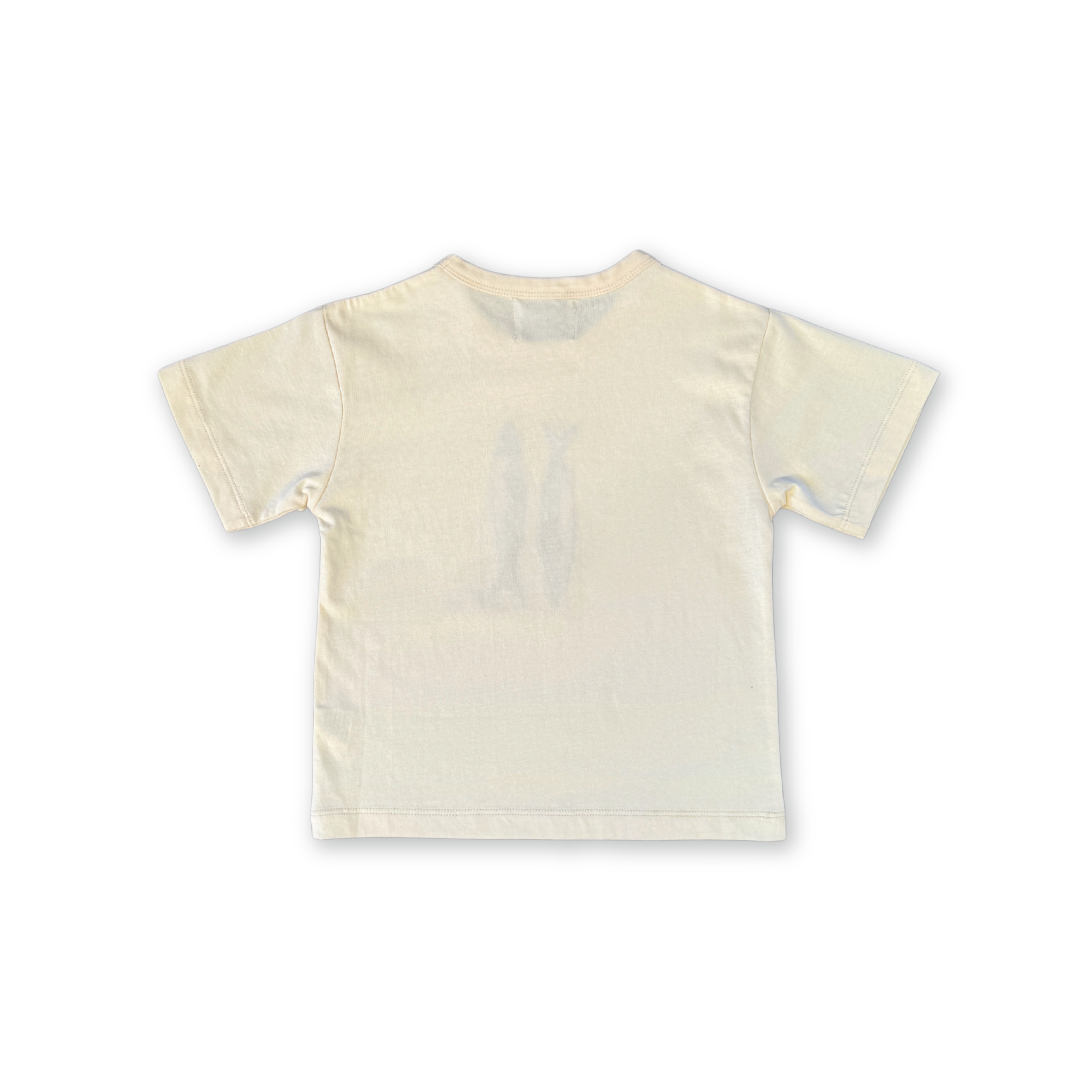 Grown Organic Sardine Embroidered Tee - Milk