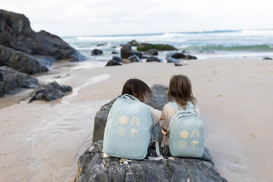 Bam Loves Boo Solstice Organic Backpack Mini -Seamist