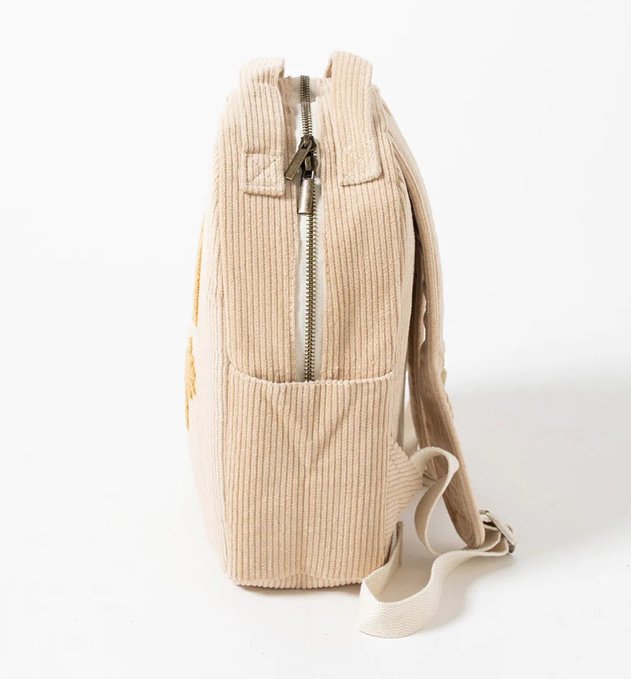 Bam Loves Boo Solstice Organic Backpack Large - Beige