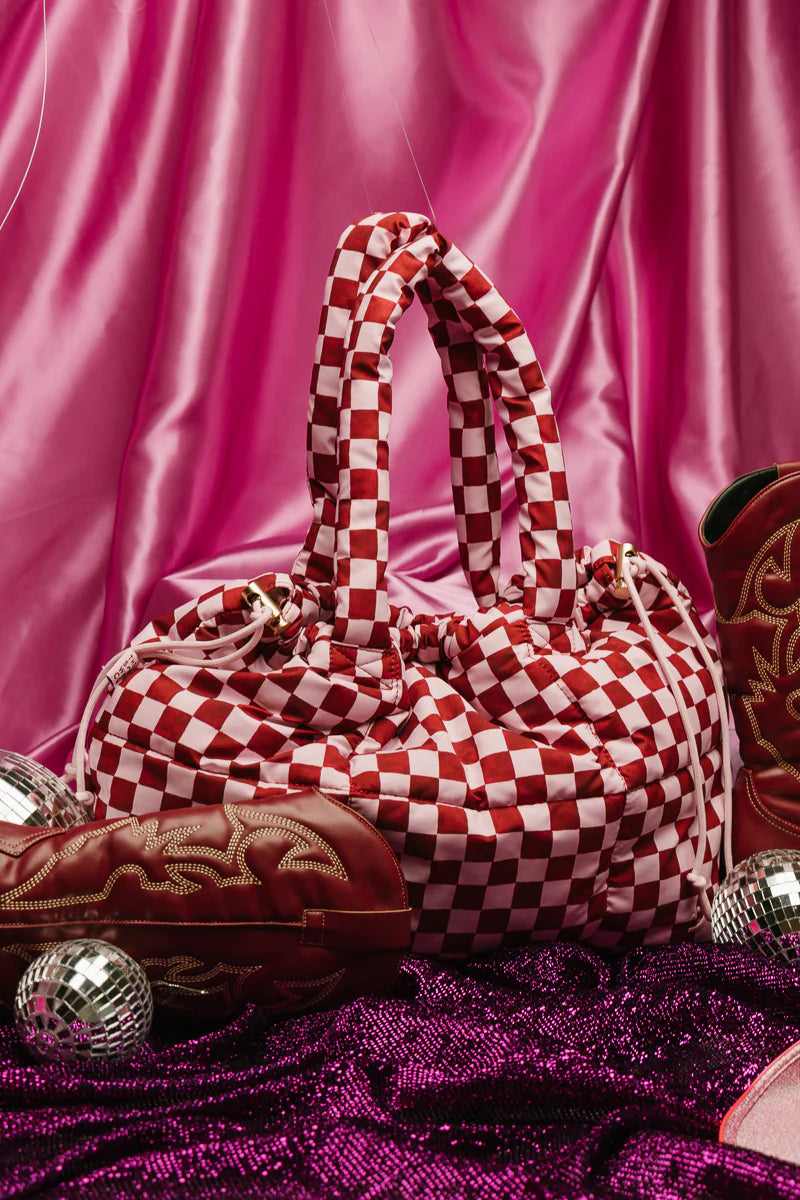 The Somewhere Co Crimson Haze Marshmallow Midi Totel